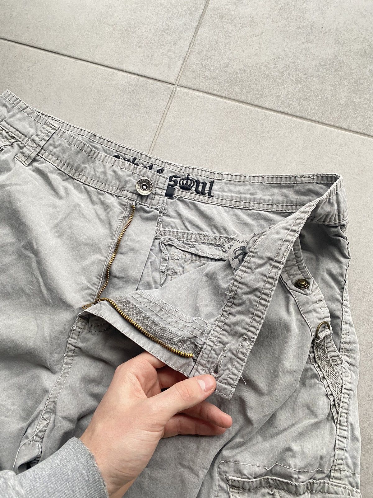 Vintage Vintage Cargo Shorts Size US 36 / EU 52 - 4 Thumbnail