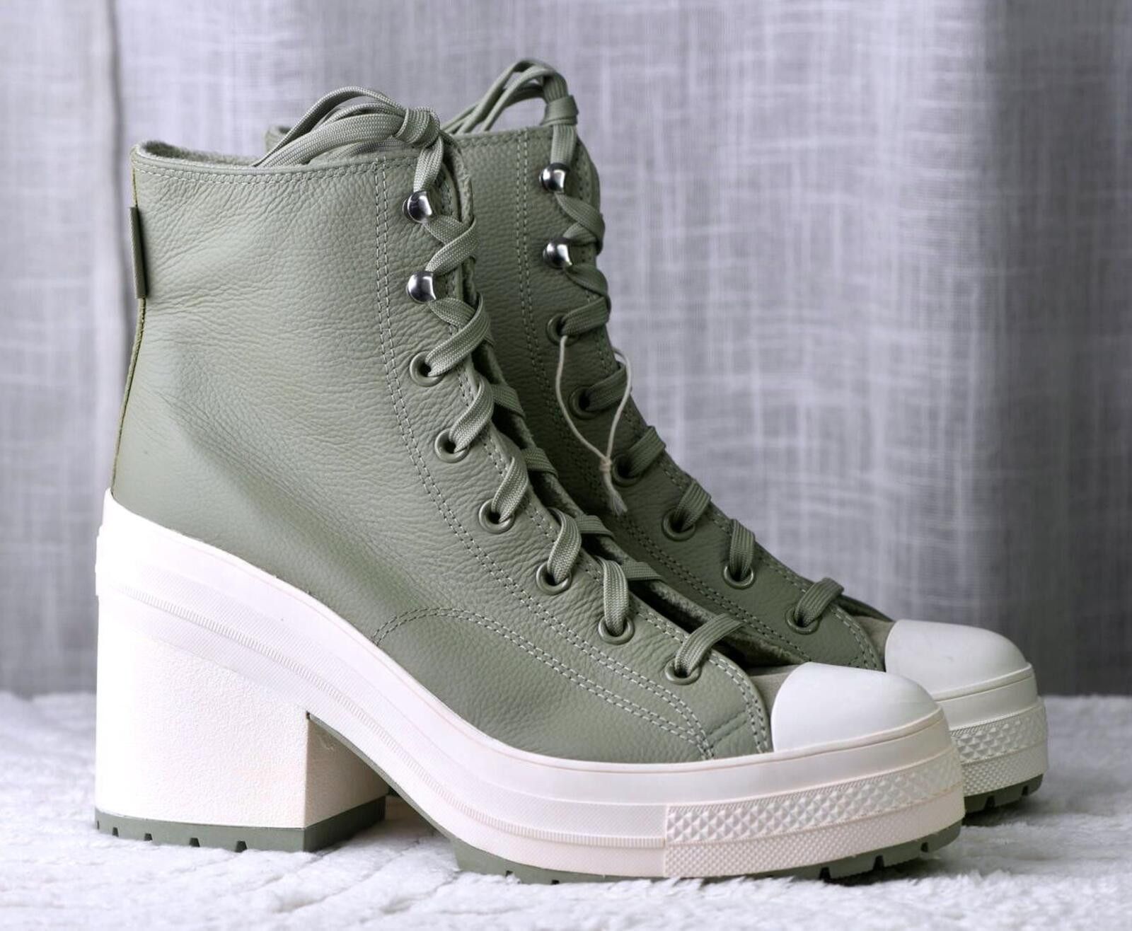 Converse Converse Chuck 70 De Luxe Heel Platform – Green Women Size US 12 / IT 42 - 8 Thumbnail