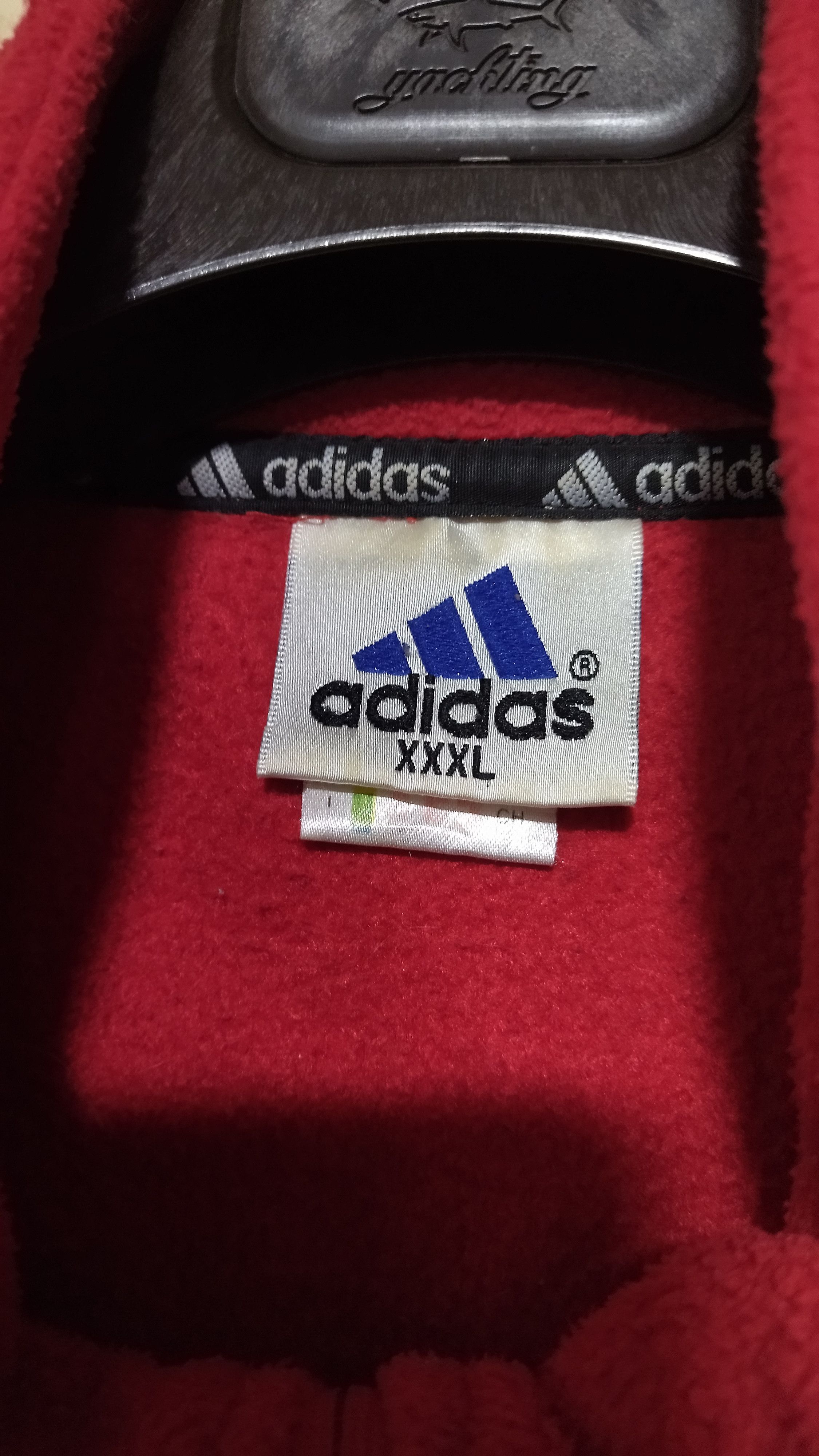 Adidas Vintage Adidas Fleece jacket Size US XXL / EU 58 / 5 - 5 Thumbnail
