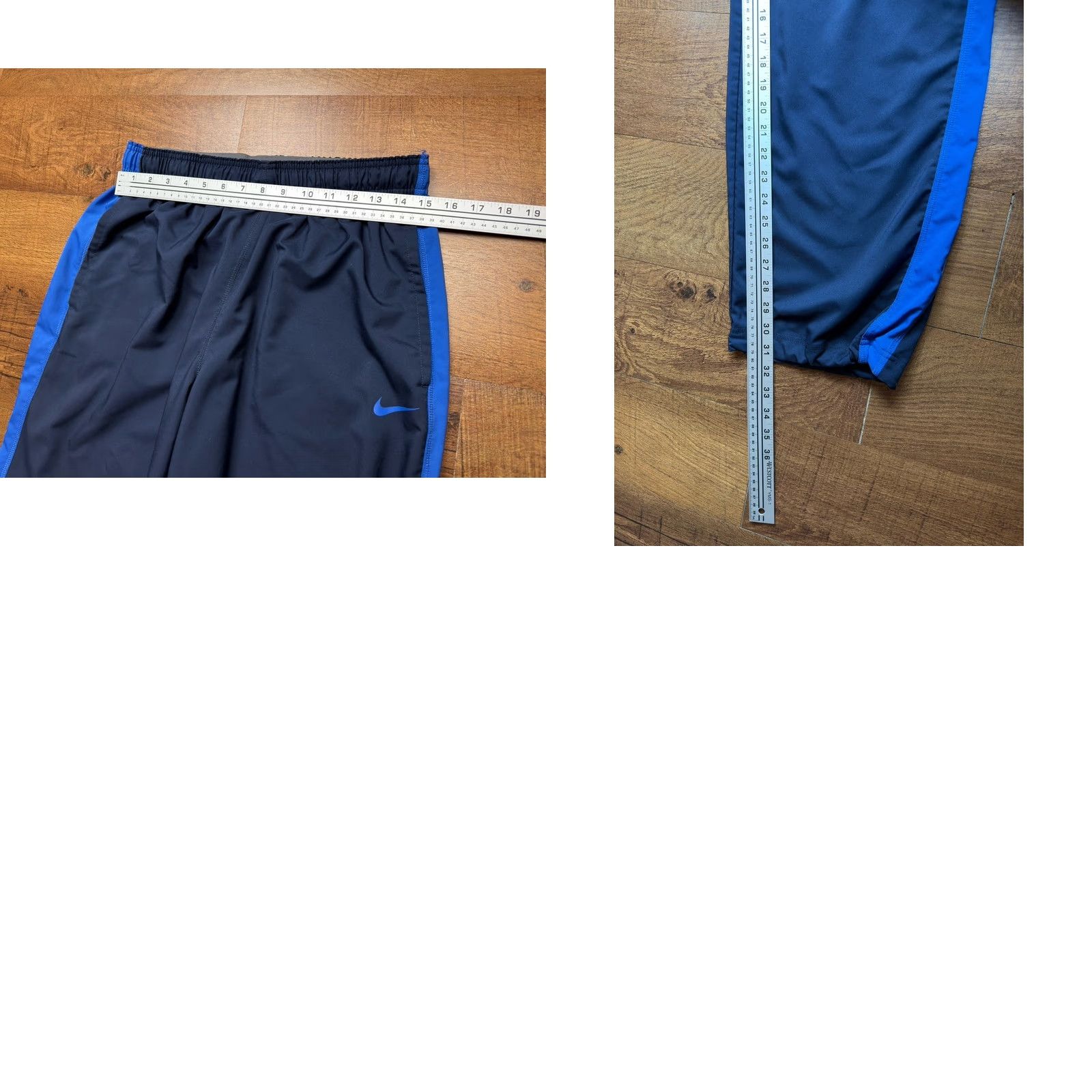 Nike Nike Pants Mens Large Navy Blue Team Woven Training Track Athletic Running Size US 33 - 8 Thumbnail