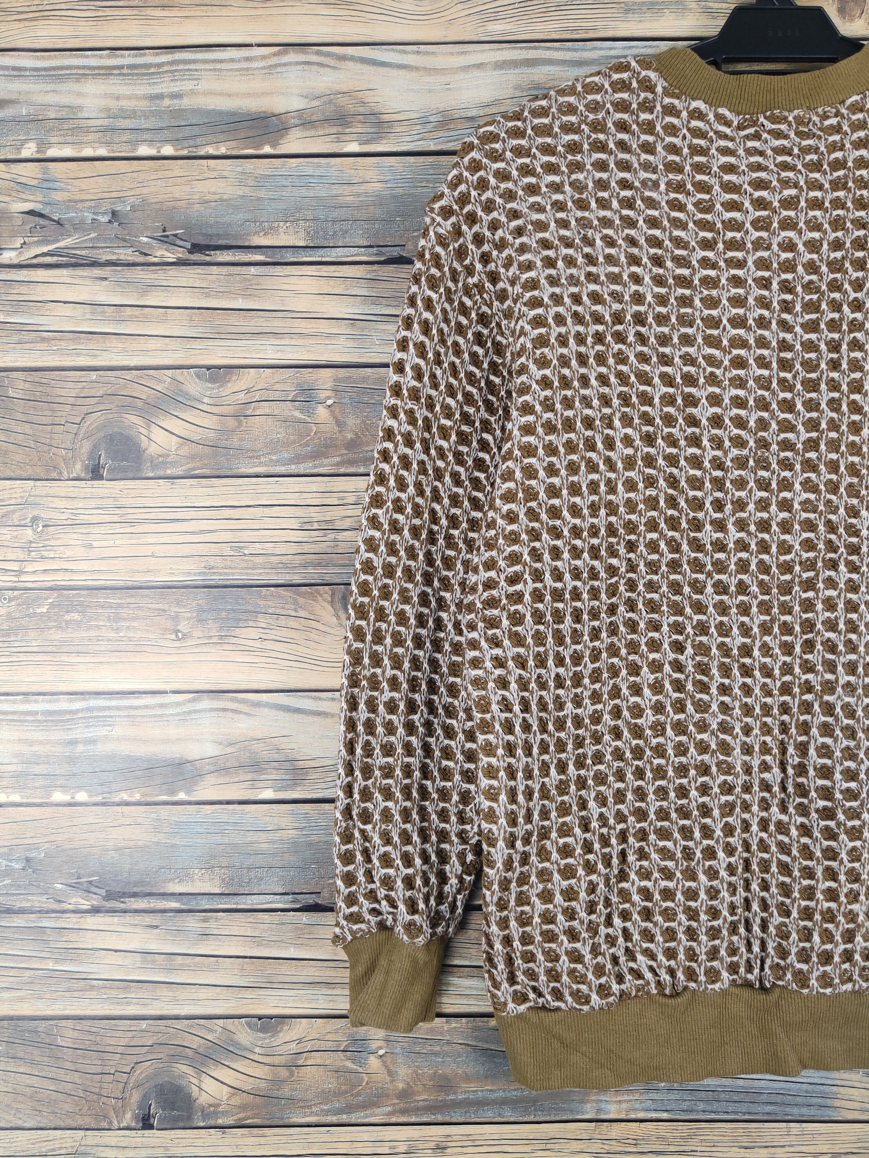 Vintage Roux di Peree Olive Knitwear Sweatshirts #W2040 Size US M / EU 48-50 / 2 - 9 Thumbnail