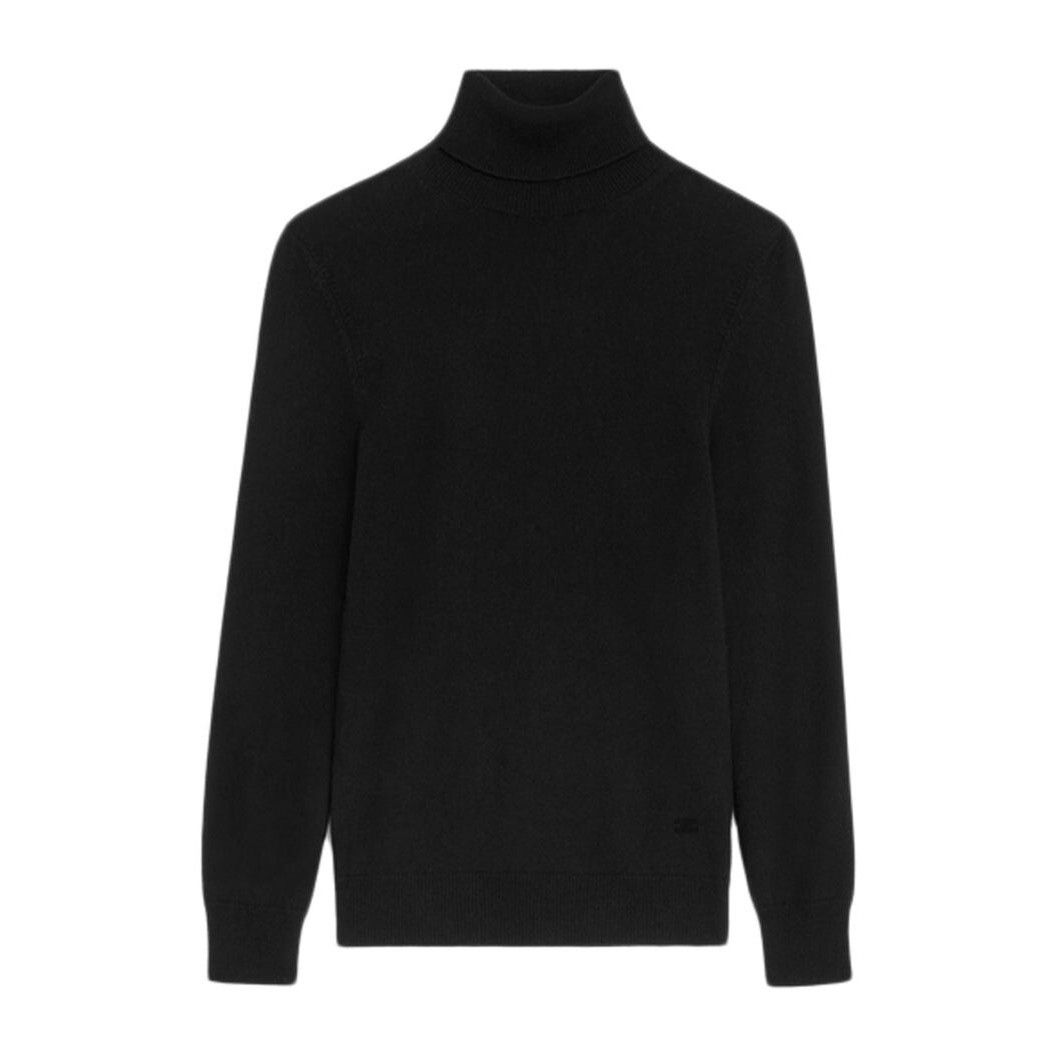 Celine CELINE $1300 Black Triomphe Cashmere Sweater New & Authentic Size M / US 6-8 / IT 42-44 - 1 Thumbnail