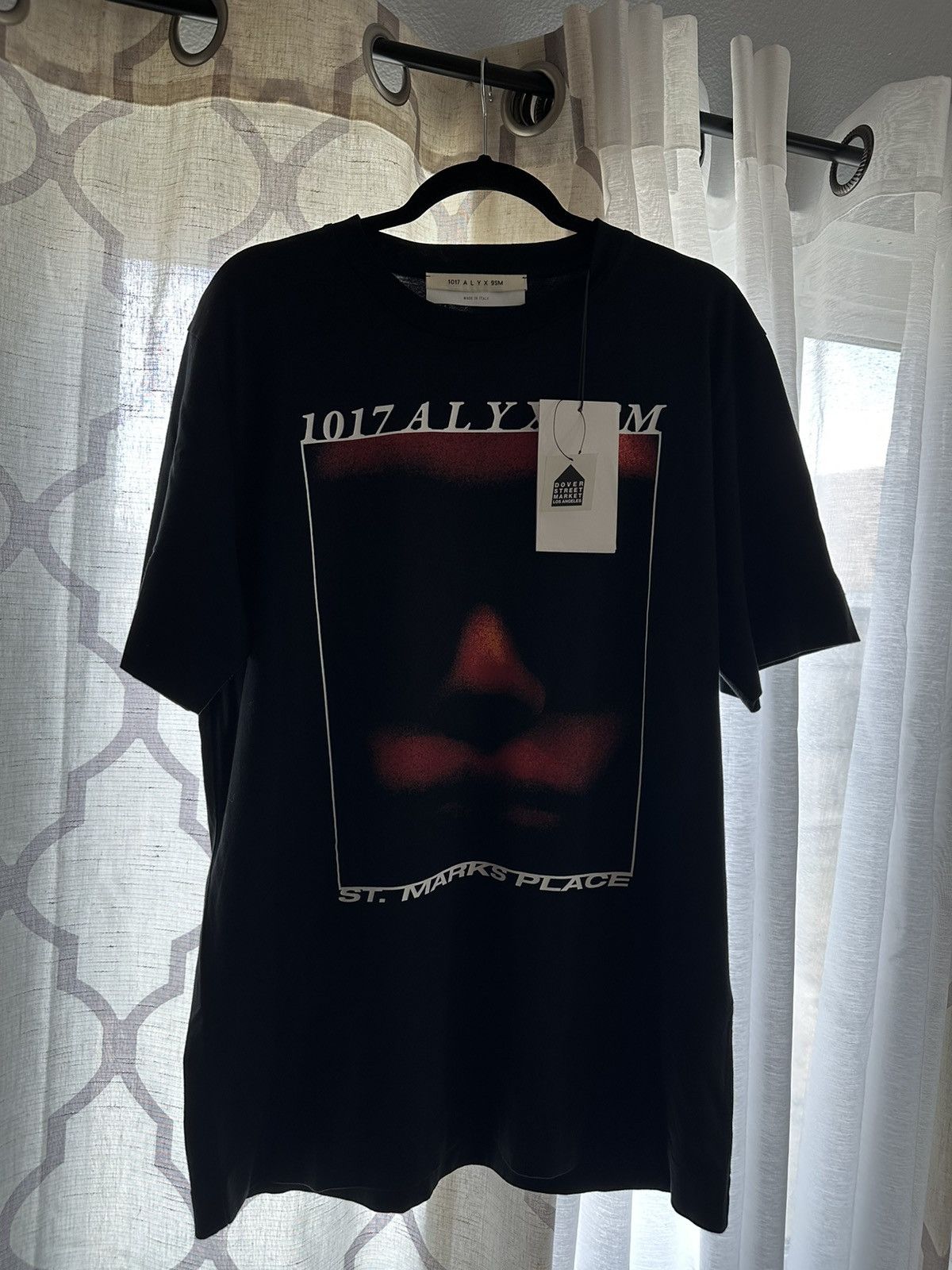 image of 1017 Alyx 9Sm x Alyx Icon Face in Black, Men's (Size Large)