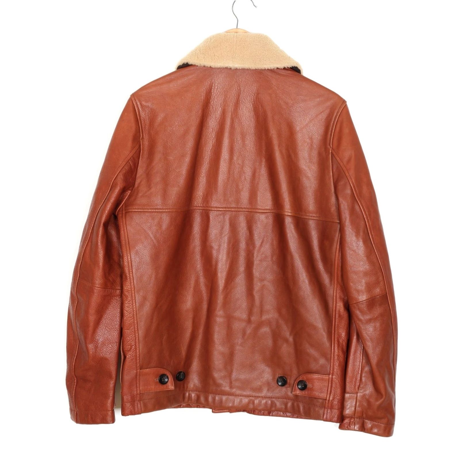 Peak Performance PEAK PERFORMANCE ROCCO LJ Sherpa Collar Leather Jacket Men Size S MJ4323 Size US S / EU 44-46 / 1 - 4 Thumbnail