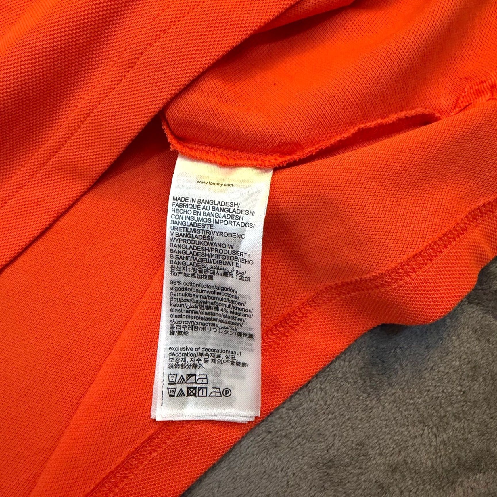 Tommy Hilfiger Tommy Hilfiger Polo Shirt Mens XL Orange Classic Fit Logo NWT Size US XL / EU 56 / 4 - 7 Thumbnail