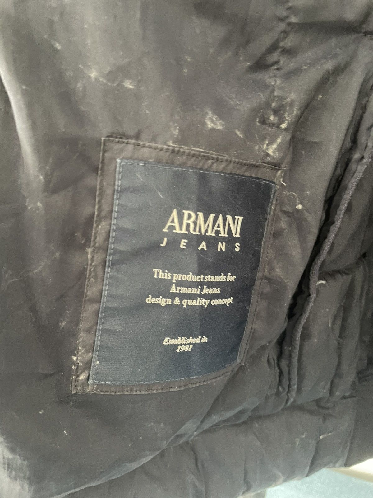 Armani ARMANI JEANS DARK BLUE PUFFER Size US M / EU 48-50 / 2 - 4 Thumbnail