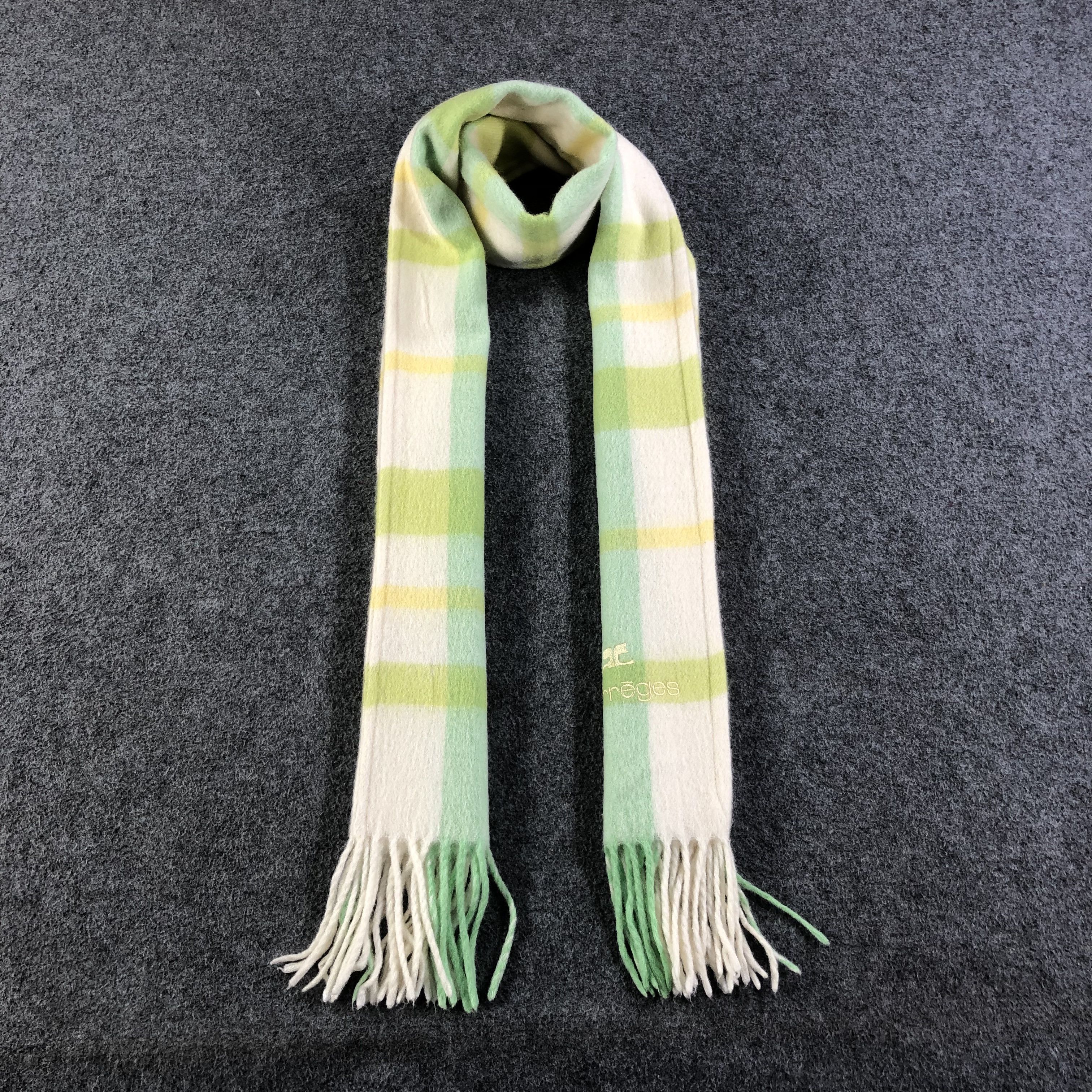Courreges Courreges Wool Scarf Muffler V1088 Size ONE SIZE - 1 Thumbnail