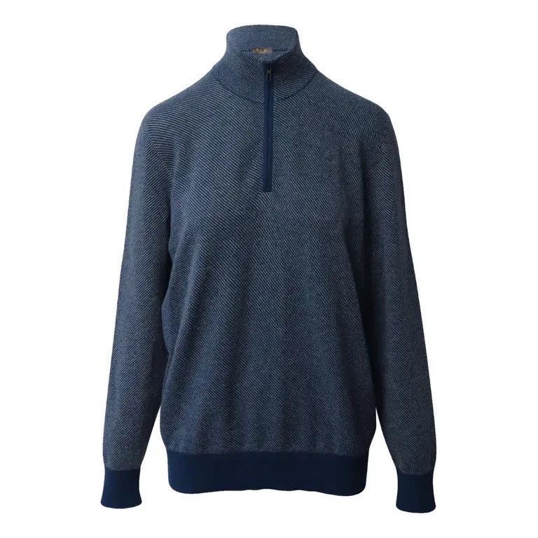 Loro Piana LORO PIANA Men's cashmere sweater Size US L / EU 52-54 / 3 - 1 Thumbnail