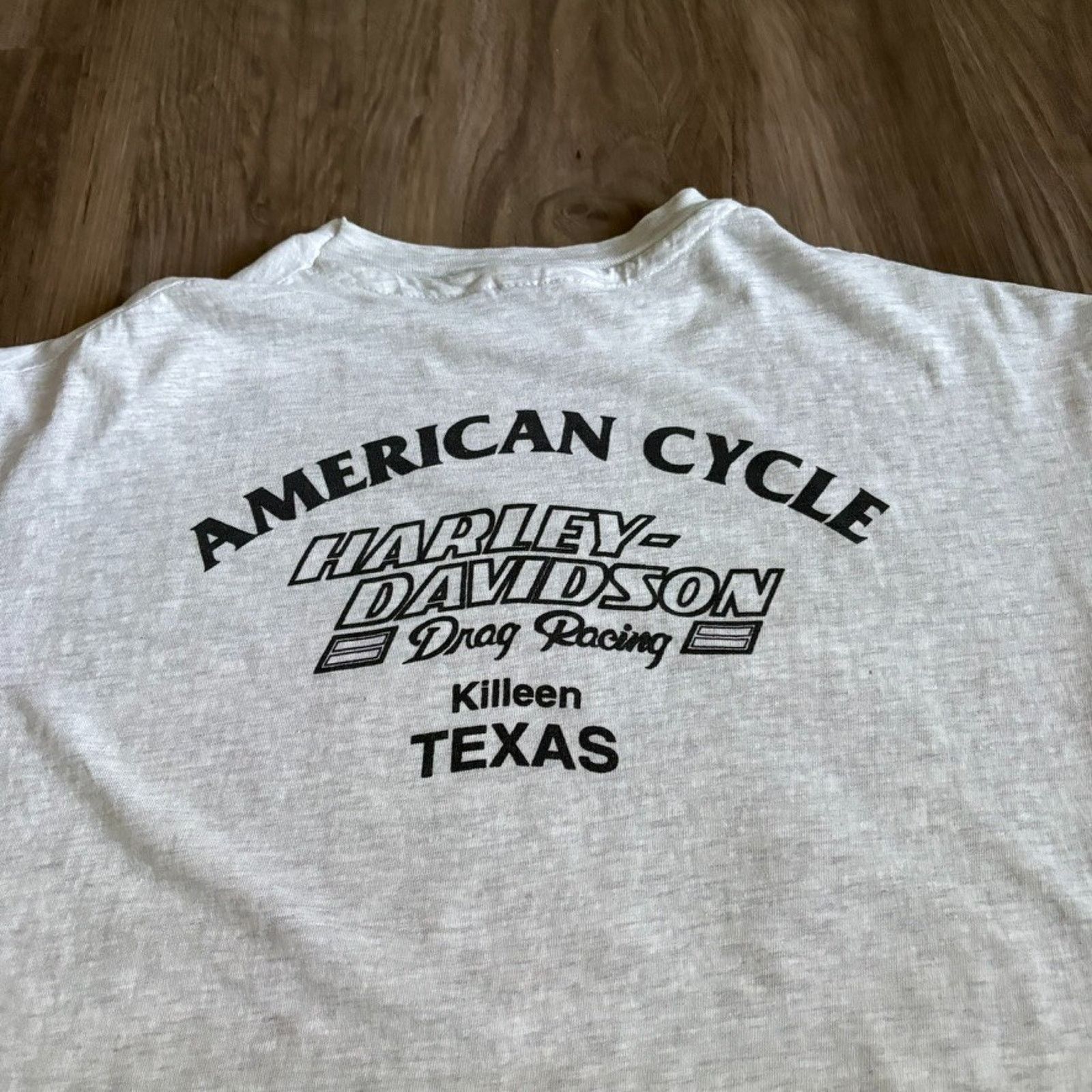 Harley Davidson × Vintage Vintage Harley Davidson Drag Racing T-Shirt Men's Size L Size US L / EU 52-54 / 3 - 5 Thumbnail
