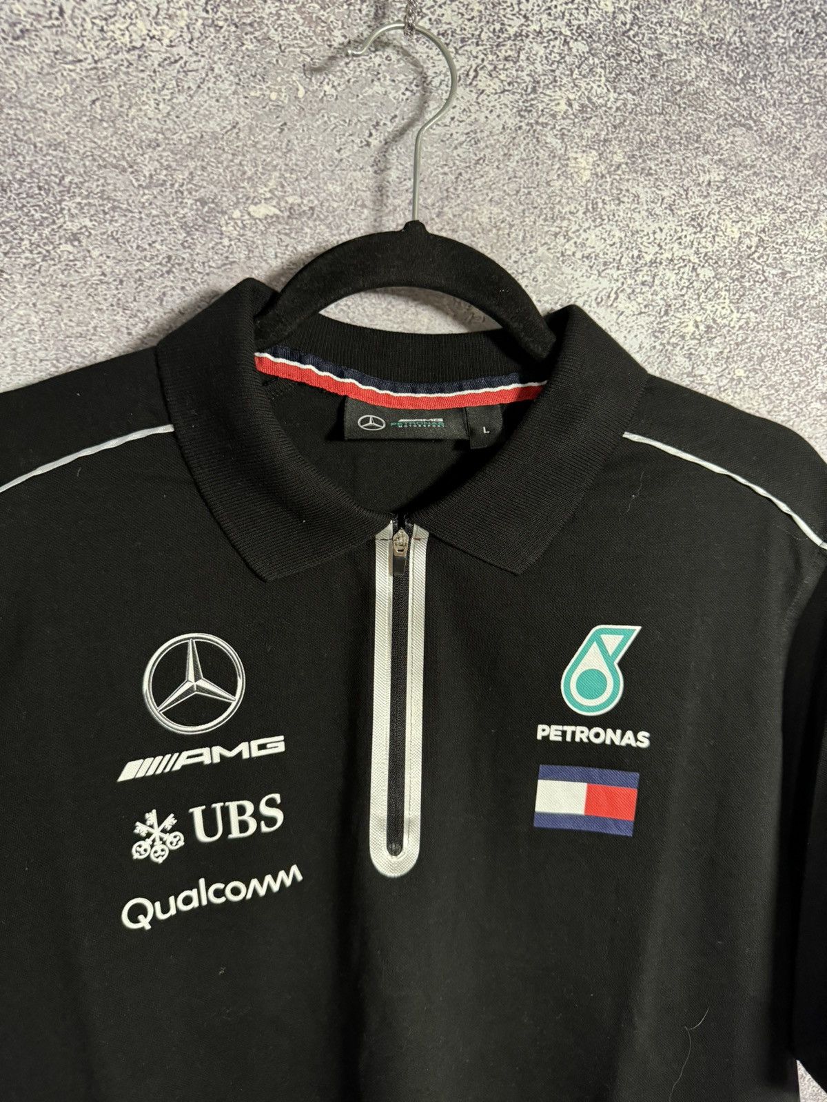 Formula 1 × Hugo Boss × Mercedes-Benz Petronas AMG Mercedes Benz Racing Team TH Polo Shirt Size US L / EU 52-54 / 3 - 8 Thumbnail