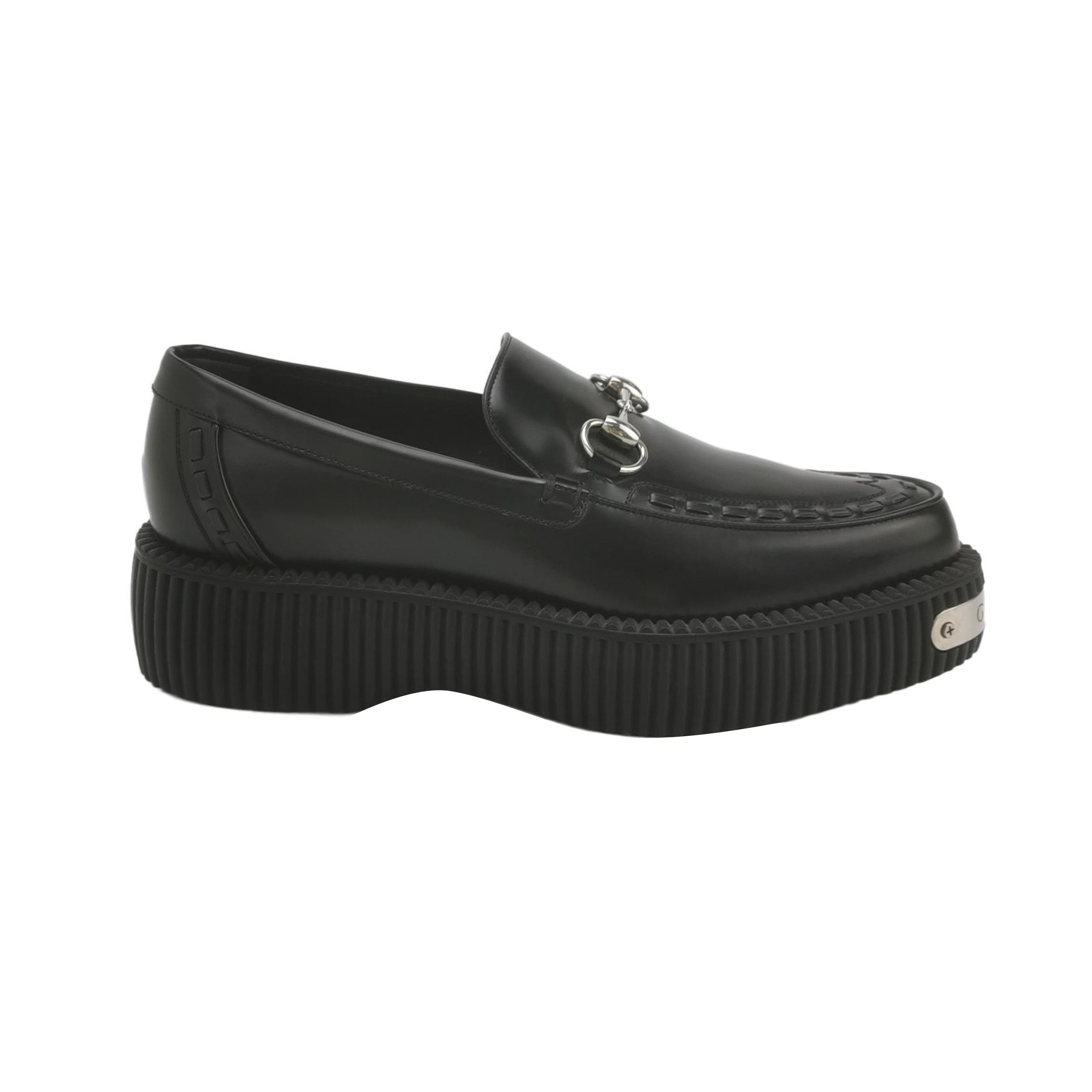 Gucci Gucci Horsebit Platform Leather Loafers Size 7 Size US 7 / EU 40 - 1 Thumbnail