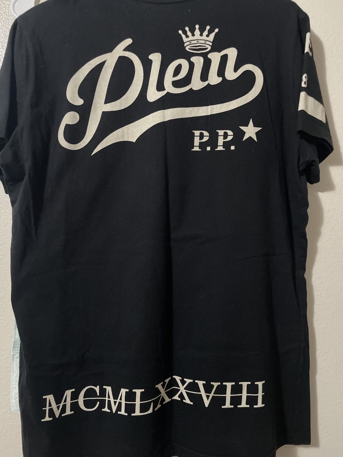 Philipp Plein × Vintage Philipp Plein Embellished Black lion T-shirt Size US XXL / EU 58 / 5 - 3 Thumbnail