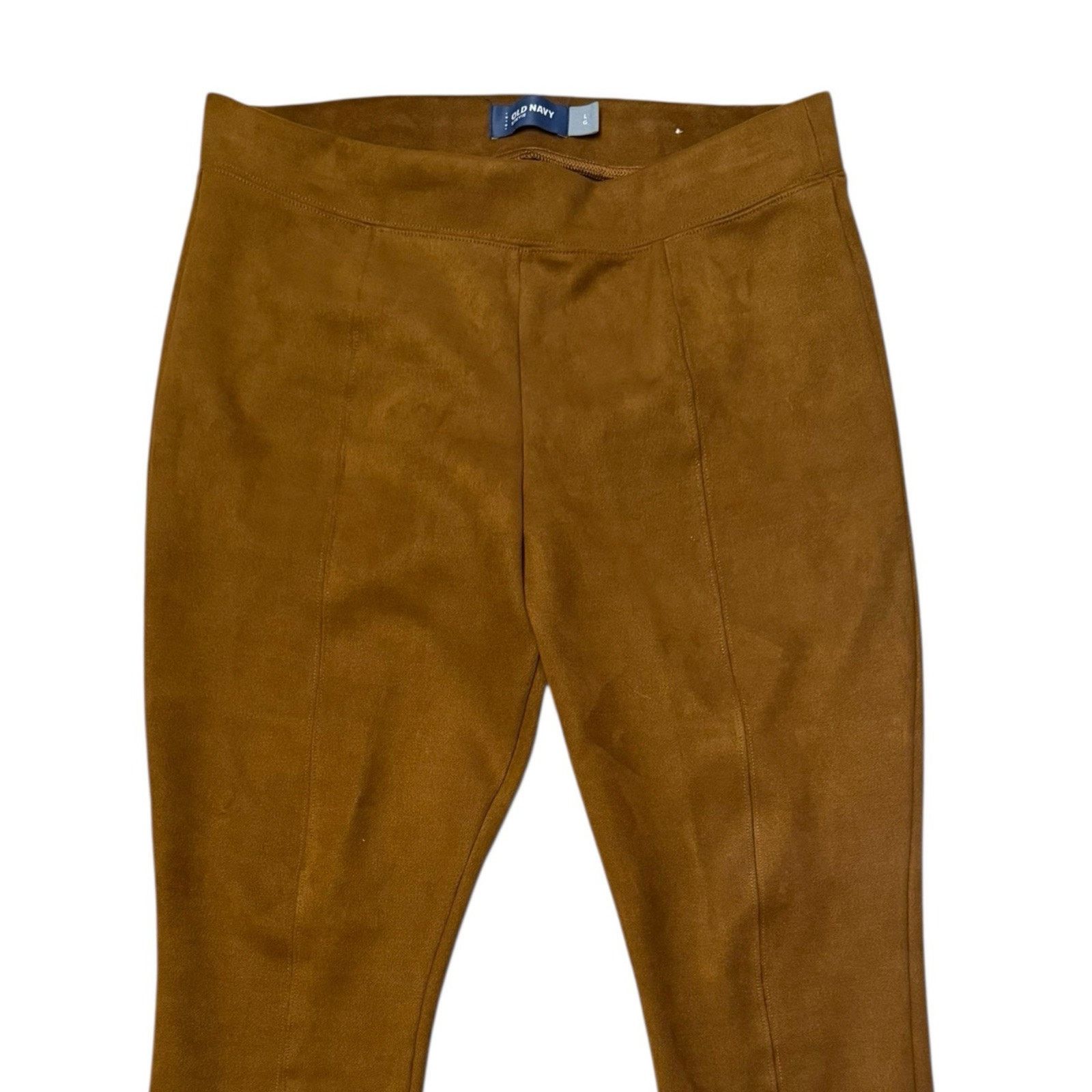 Old Navy Old Navy Faux Suede Microfiber Elastic Waist Leggings Size 36" / US 14 / IT 50 - 2 Thumbnail