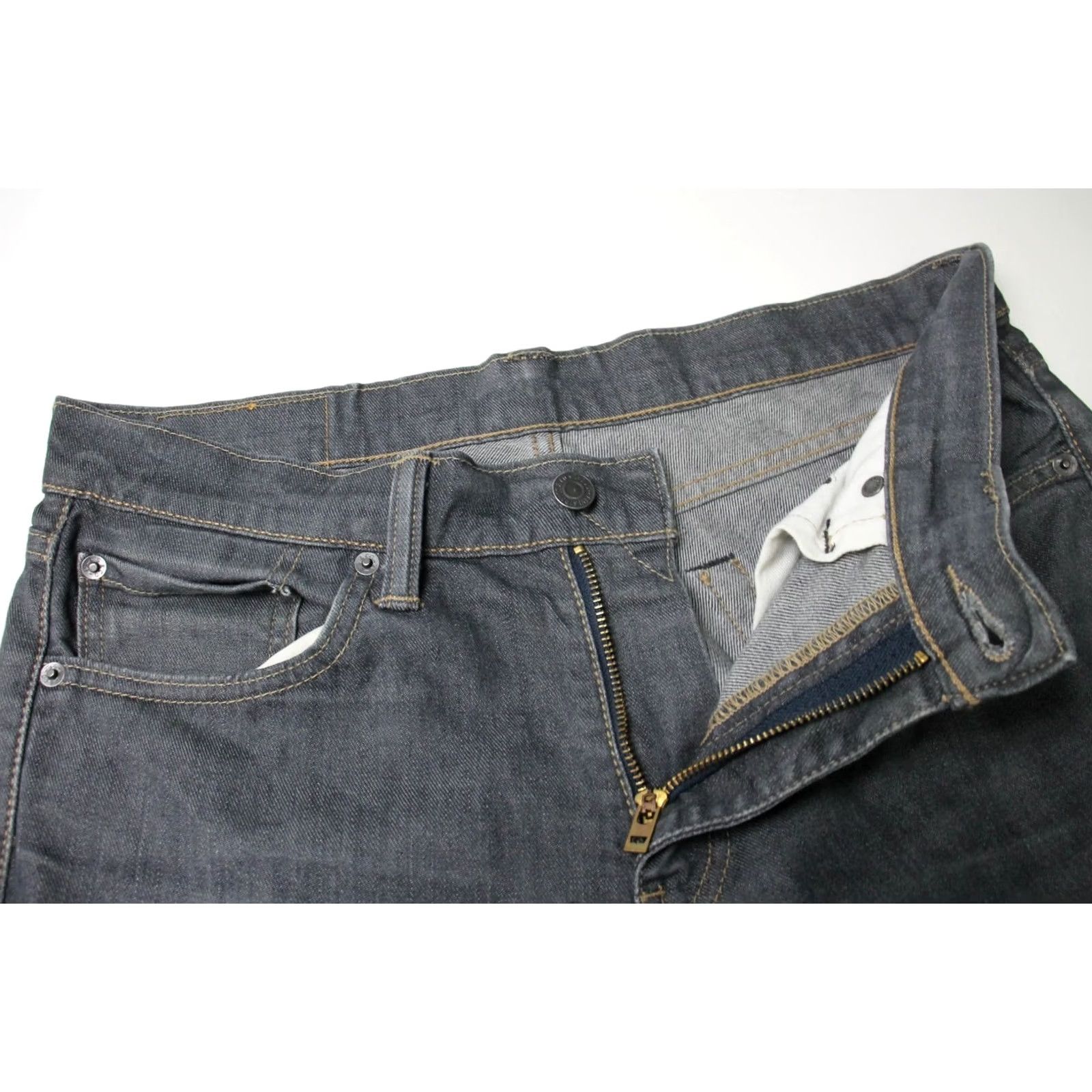 Levi's LEVI'S 511 Jeans Men's Slim Fit W32/L32 Zip Fly Dark Grey Whiskers Size US 32 / EU 48 - 4 Thumbnail