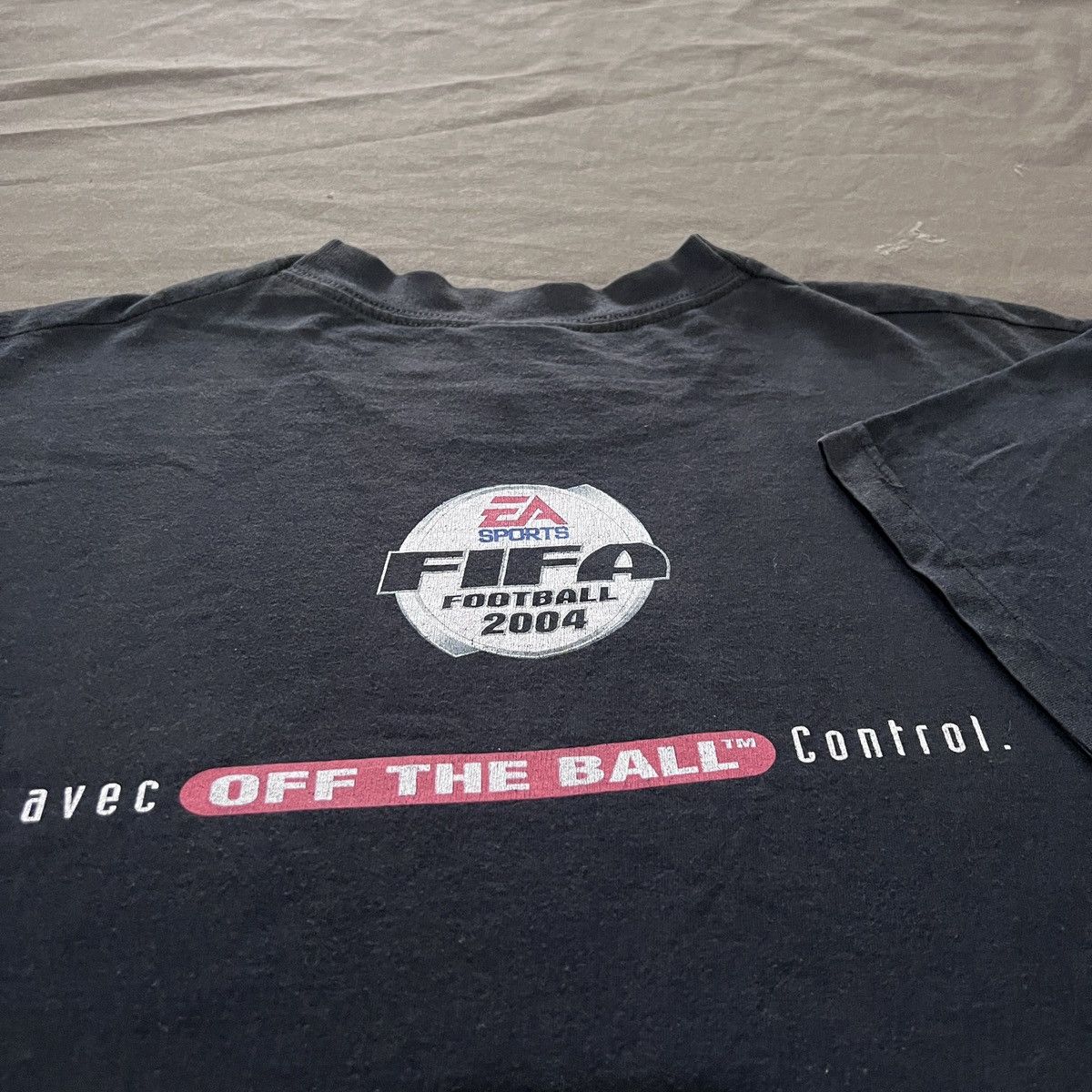 Playstation Vintage EA Sports FIFA Football 2004 Soccer Game Promo Tee Size US L / EU 52-54 / 3 - 1 Thumbnail