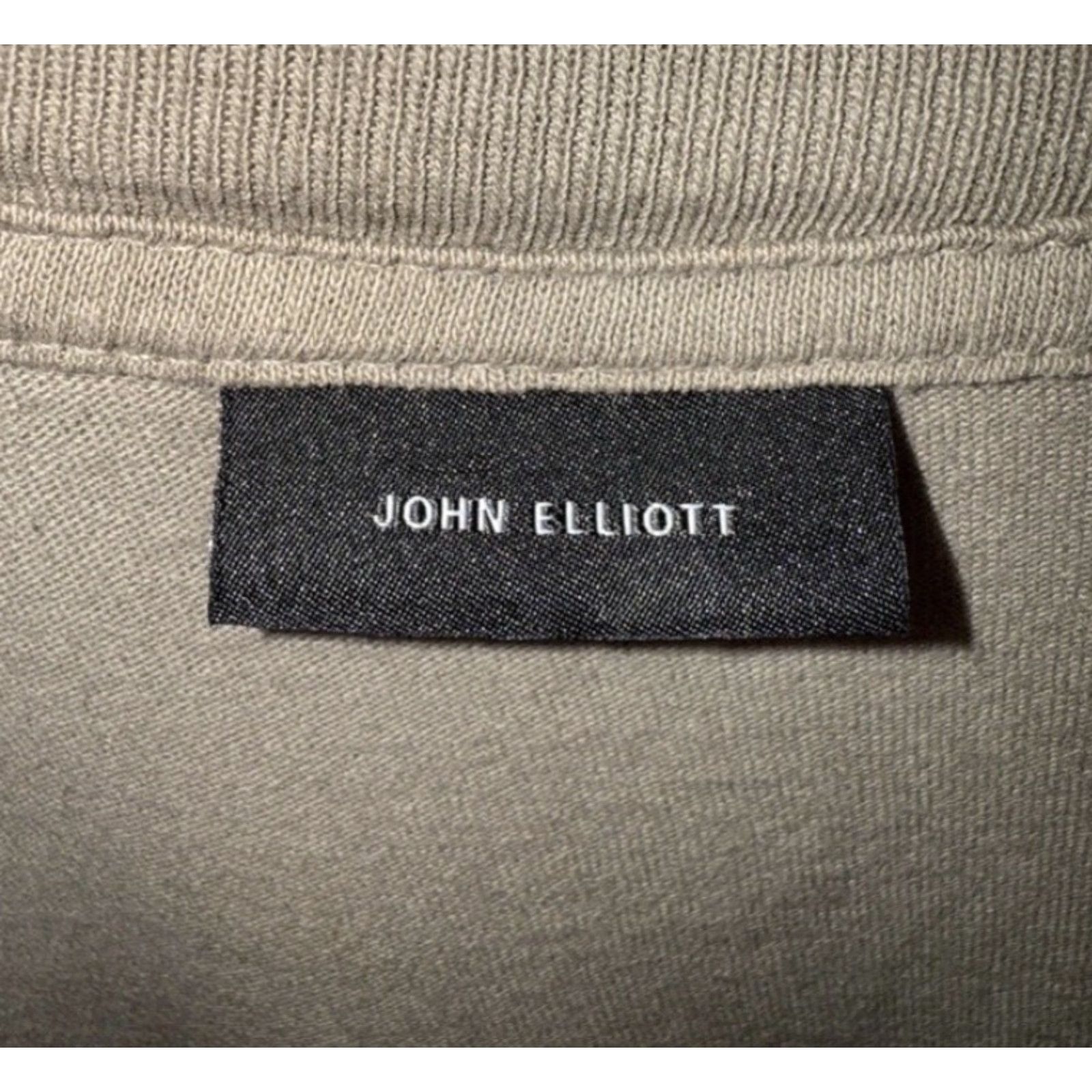 John Elliott John Elliott Mens T Shirt Short Sleeve Taupe Brown Neutral Essential Sz 2 Size US XS / EU 42 / 0 - 4 Thumbnail
