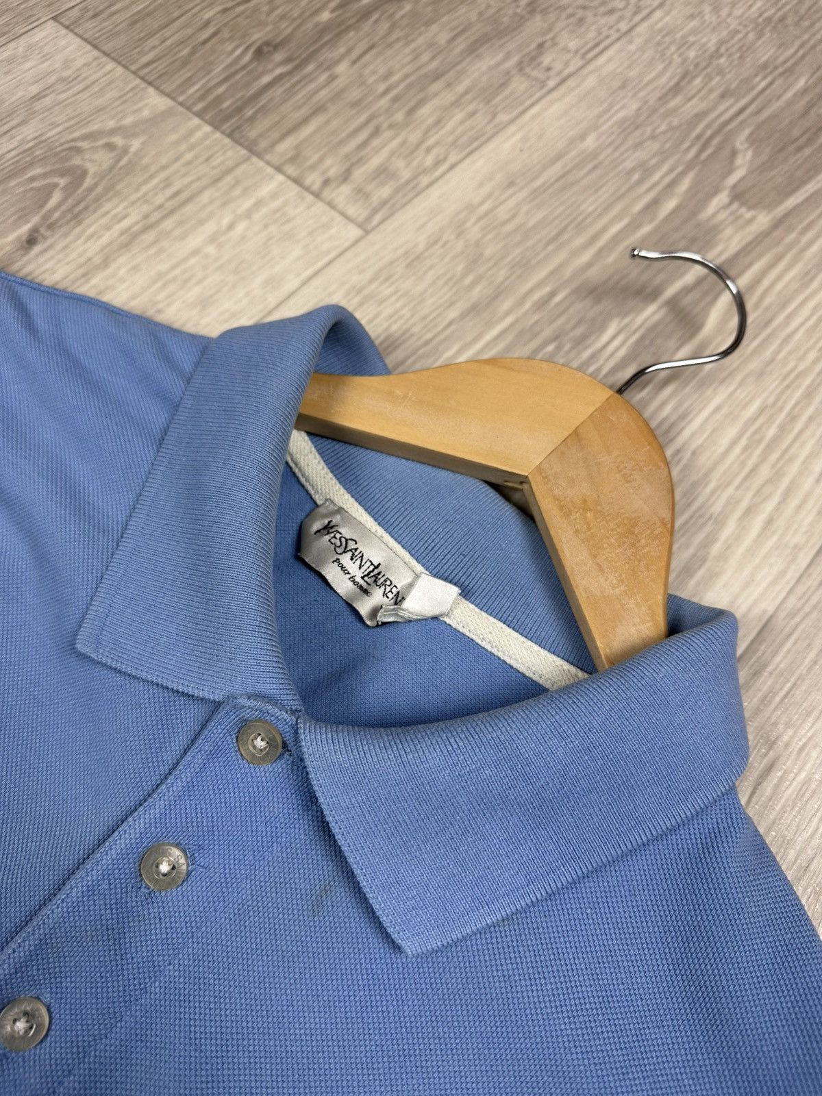 Yves Saint Laurent Vintage Yves Saint Laurent Polos Shirt YSL Logo Size XL Size US XL / EU 56 / 4 - 5 Thumbnail