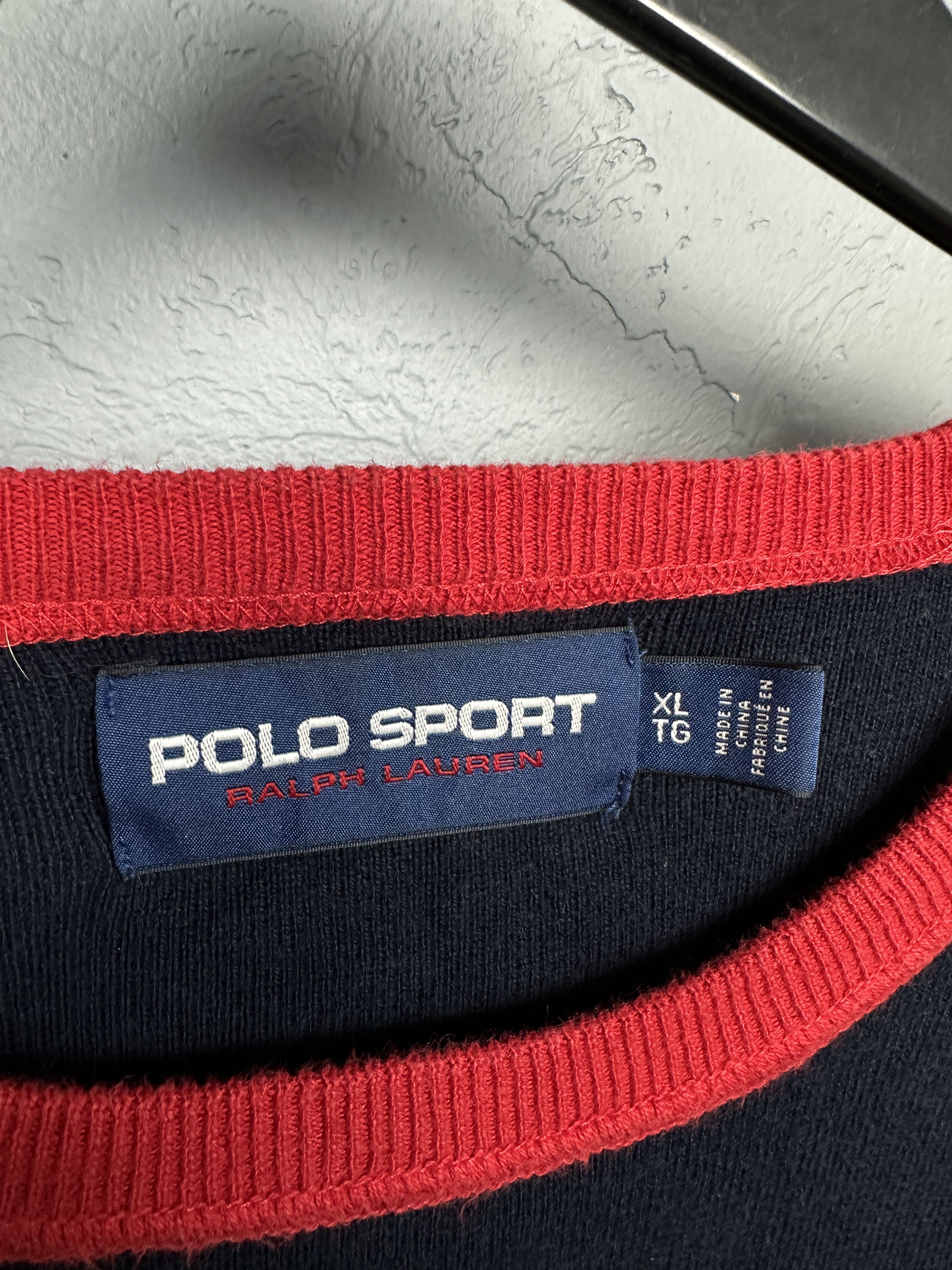 Polo Ralph Lauren Polo Sport Ralph Lauren 90s Vintage Mens Sweater Size US XL / EU 56 / 4 - 3 Thumbnail