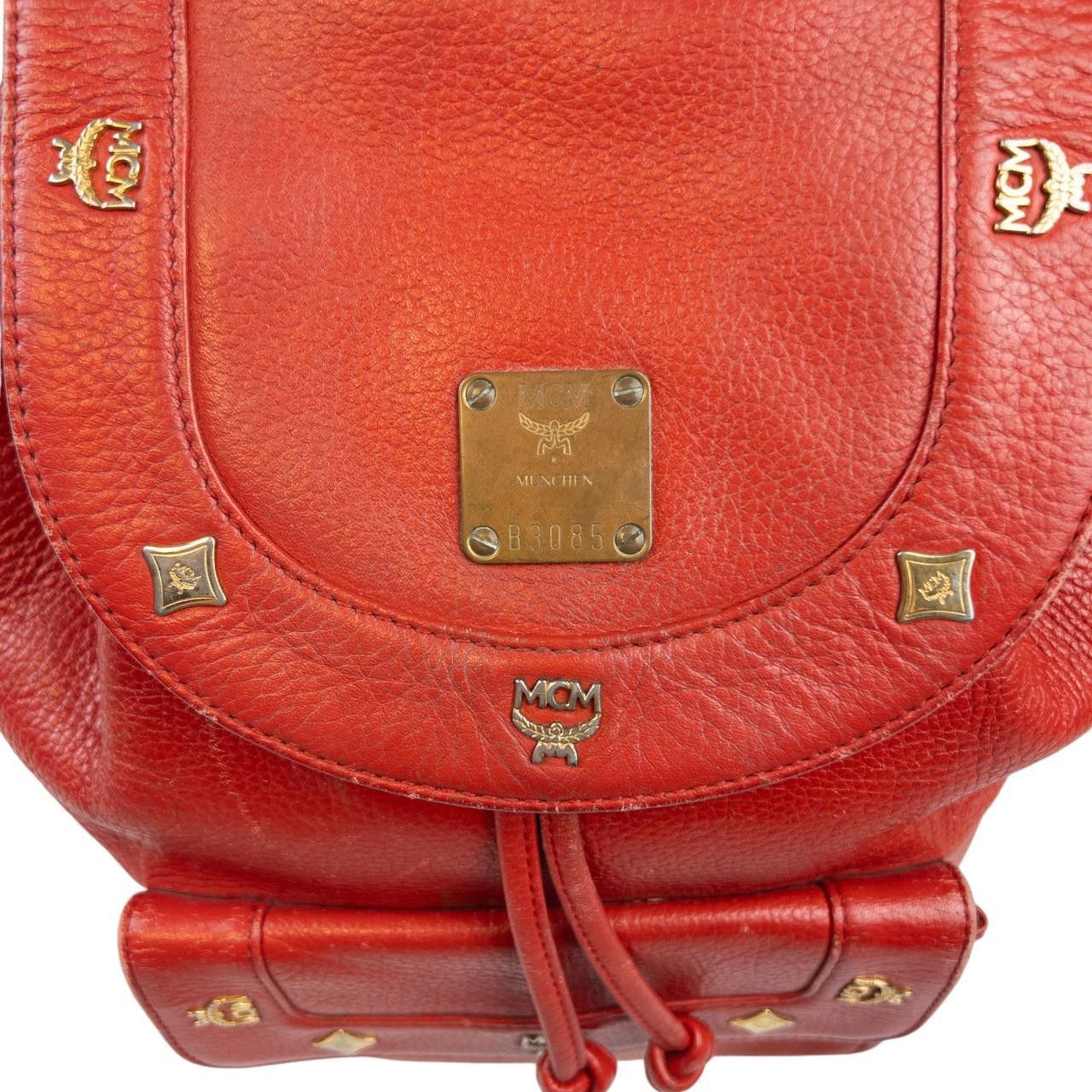 MCM Vintage MCM Leather Backpack Size ONE SIZE - 8 Thumbnail
