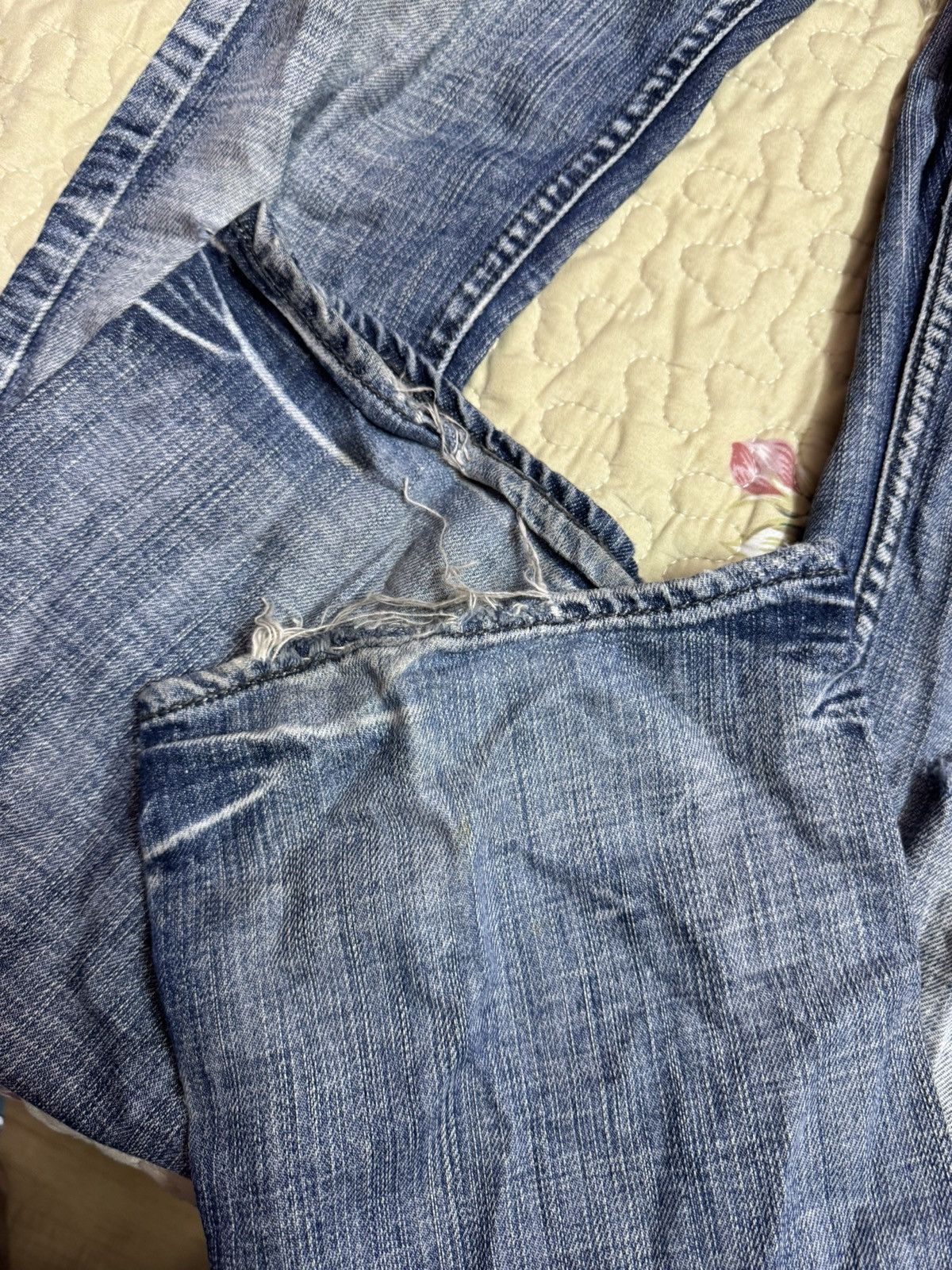 If Six Was Nine RUPERT DISTRESSED PUNK STYLE JEANS Size US 32 / EU 48 - 6 Thumbnail