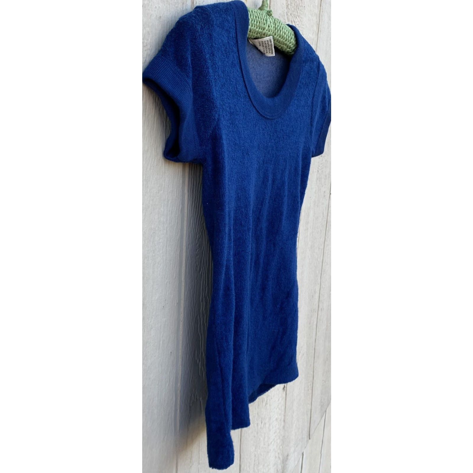CLOT VINTAGE WPL 8134 T-Shirt Shirt Women size M Blue Terry Cloth 60s 70s Mod Hippie Beach 1960s 1970s Multiharvest Size M / US 6-8 / IT 42-44 - 3 Thumbnail