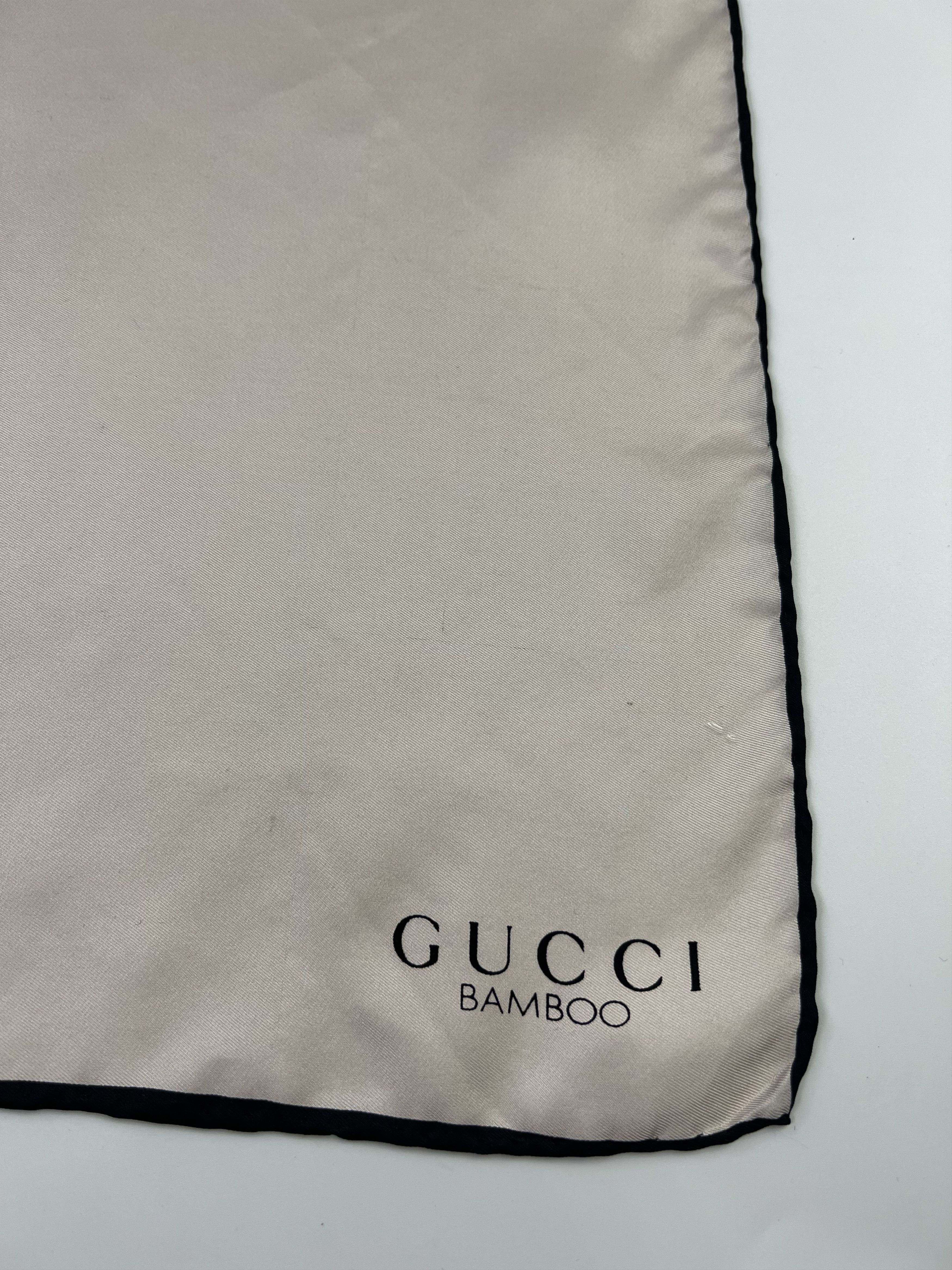 Gucci Gucci Bamboo Silk Scarf Size ONE SIZE - 2 Thumbnail
