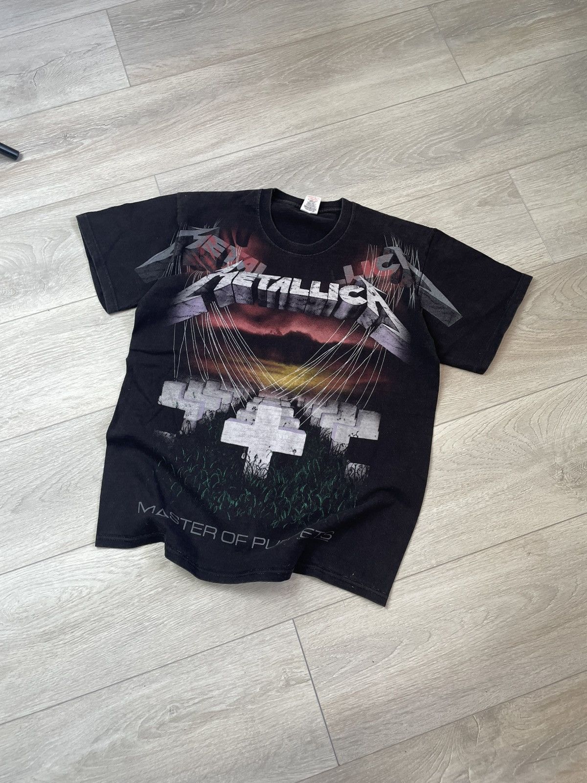 Band Tees × Metallica × Vintage Metallica Muster Of Puppets overprint merch t shirt vintage Size US L / EU 52-54 / 3 - 1 Thumbnail
