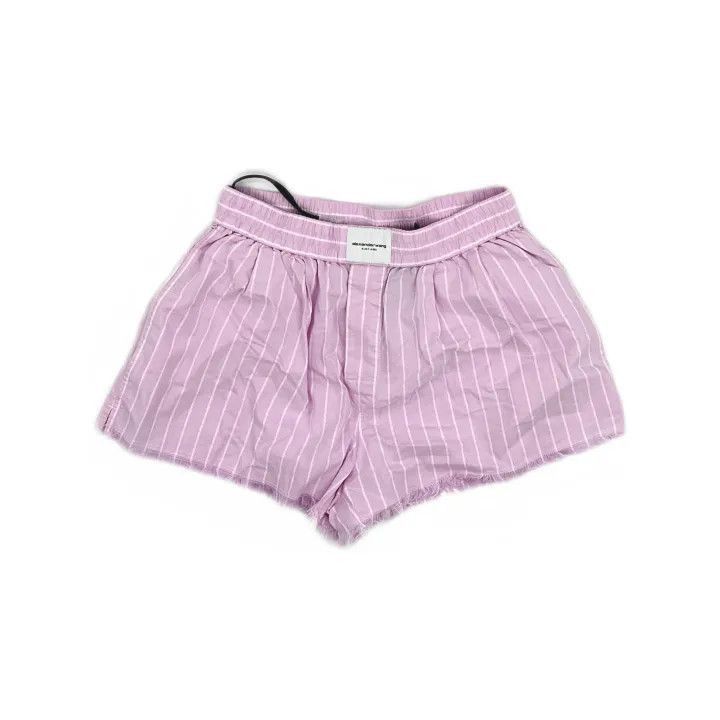Alexander Wang Alexander Wang SS23 Logo Striped Shorts with Crystals - Size 23" - 2 Thumbnail