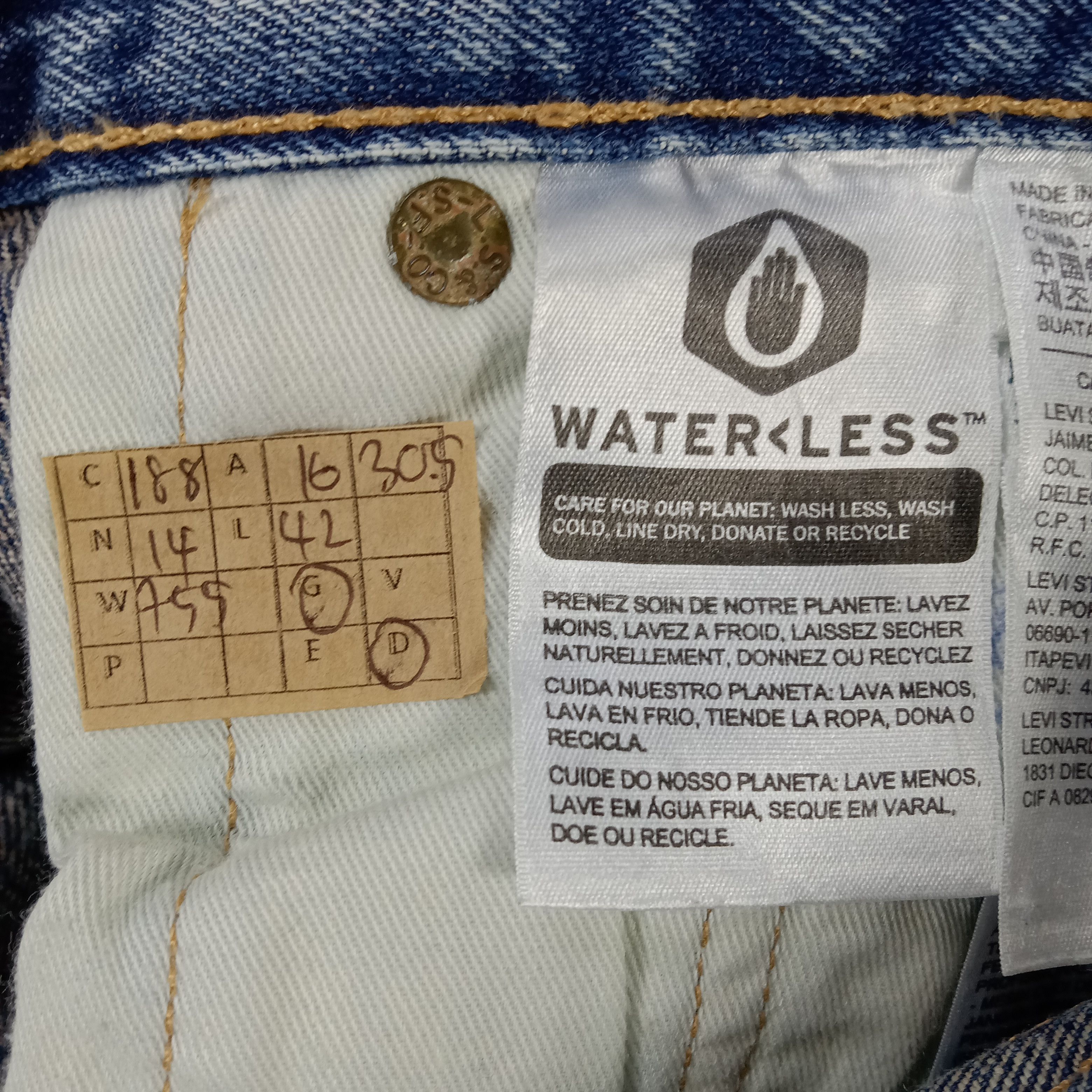 Levi's × Vintage Levi's American Distressed Style Denim Jeans Size US 32 / EU 48 - 16 Thumbnail