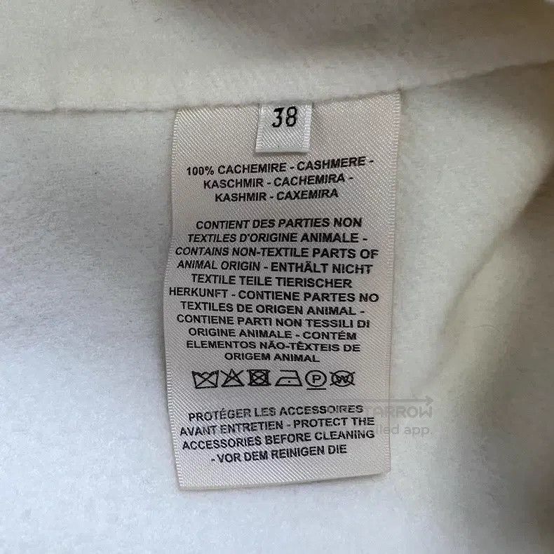 Hermes Hermes White Collar Zip-Up Loose Cashmere Coat Size XS / US 0-2 / IT 36-38 - 5 Thumbnail