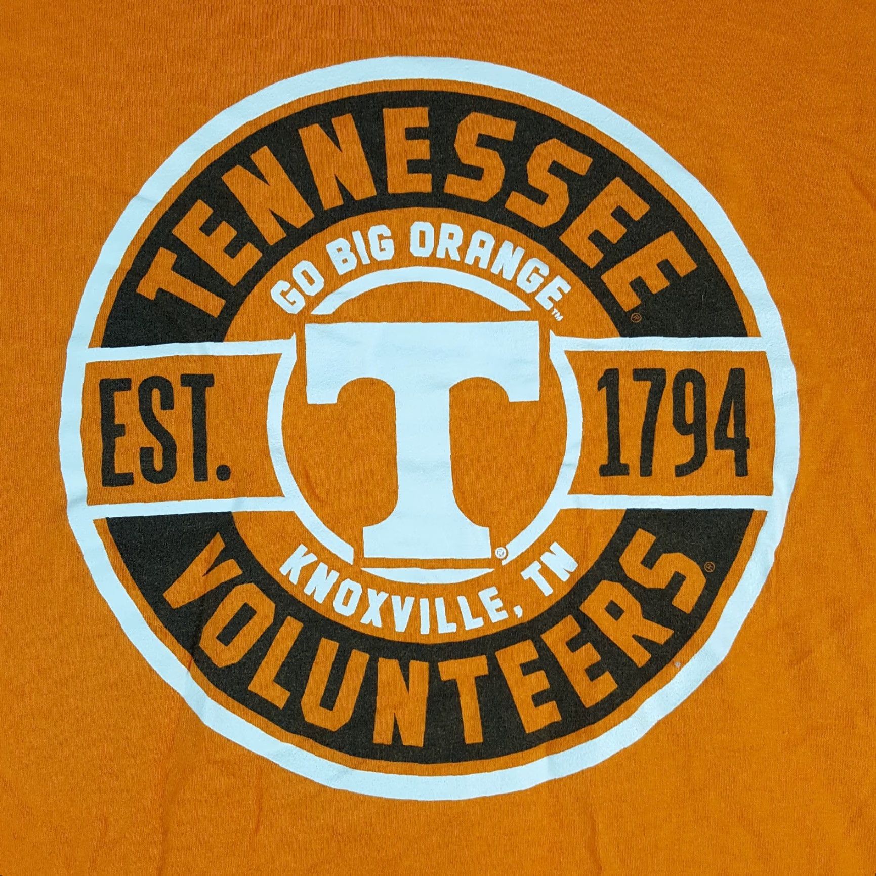 Vintage Tennessee Volunteers T-Shirt Long Sleeve L VTG Big Orange College Sports Cotton Embroidered Logo Mens Orange 90s Retro Vintage School University Y2K Size US L / EU 52-54 / 3 - 3 Thumbnail