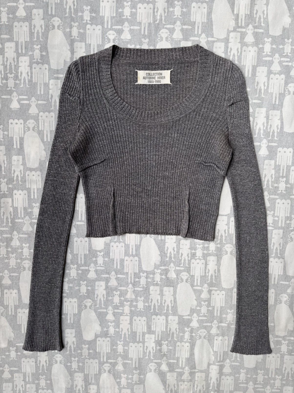 Maison Margiela Maison Martin Margiela SS94 AW89 Anatomic Low-Necked Sweater Size S / US 4 / IT 40 - 1 Thumbnail