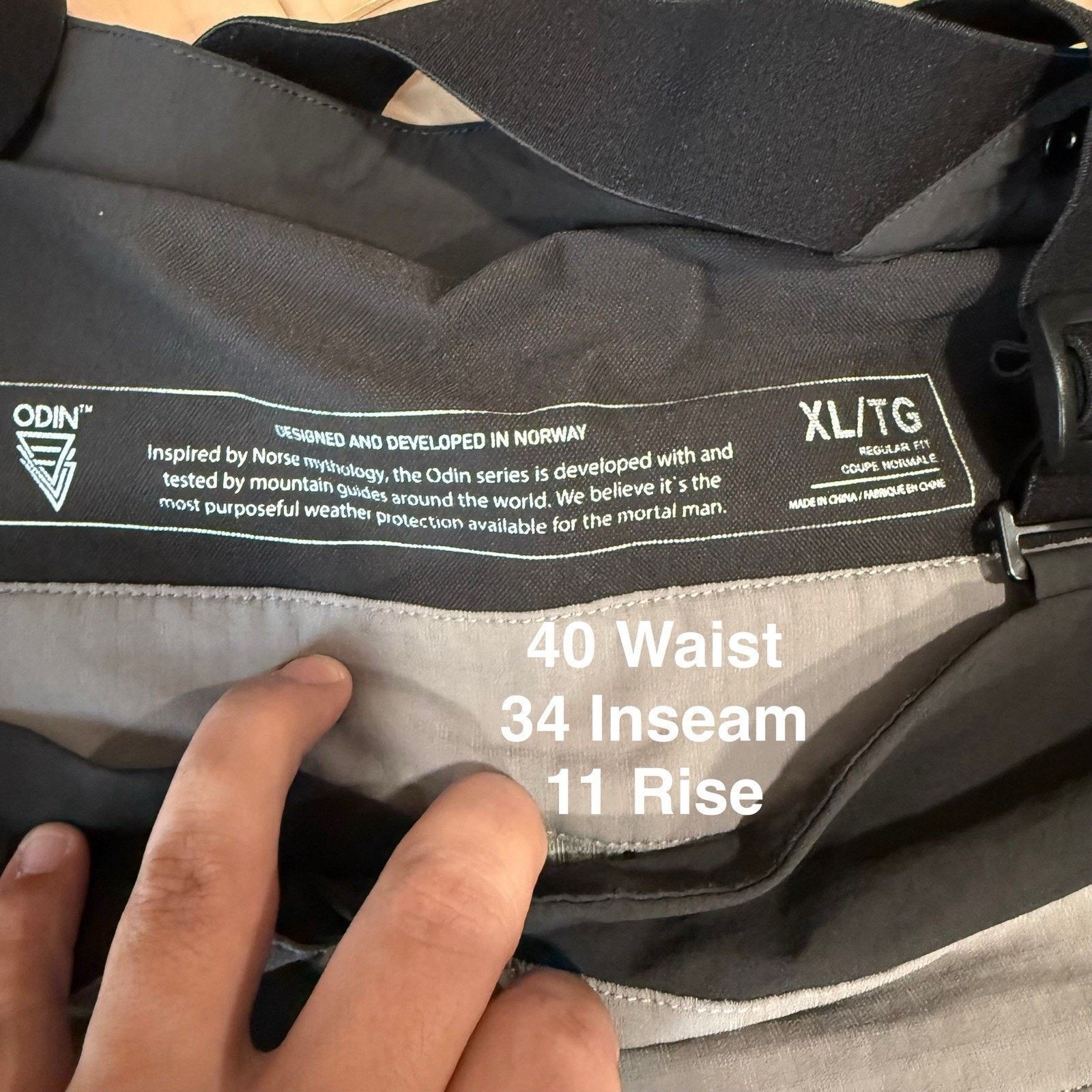 Helly Hansen Helly Hansen Odin BC Softshell Bib Pants XL Gray Winter Size US 40 / EU 56 - 5 Thumbnail