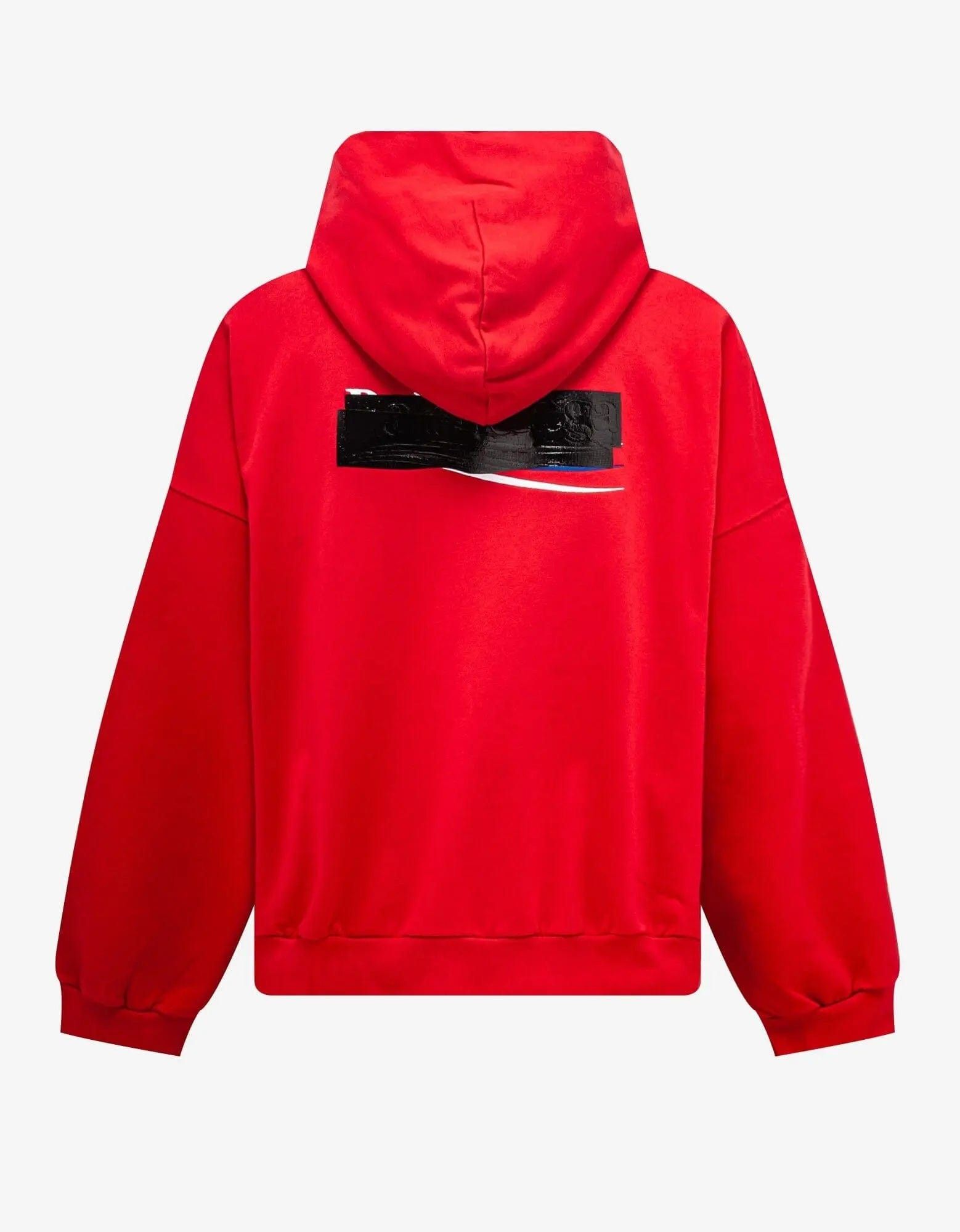 Balenciaga Balenciaga Red Gaffer Logo Large Hoodie Size US S / EU 44-46 / 1 - 2 Thumbnail