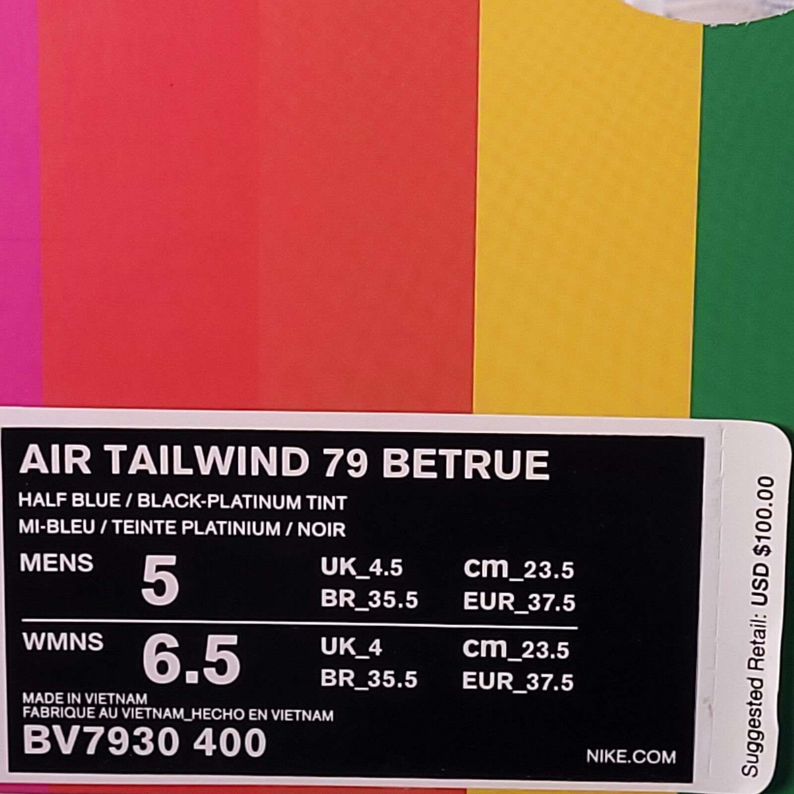 Nike Nike Air Tailwind 79 Betrue Shoe Men Size 5 BV7930-400 White Size US 5 / EU 37 - 9 Thumbnail