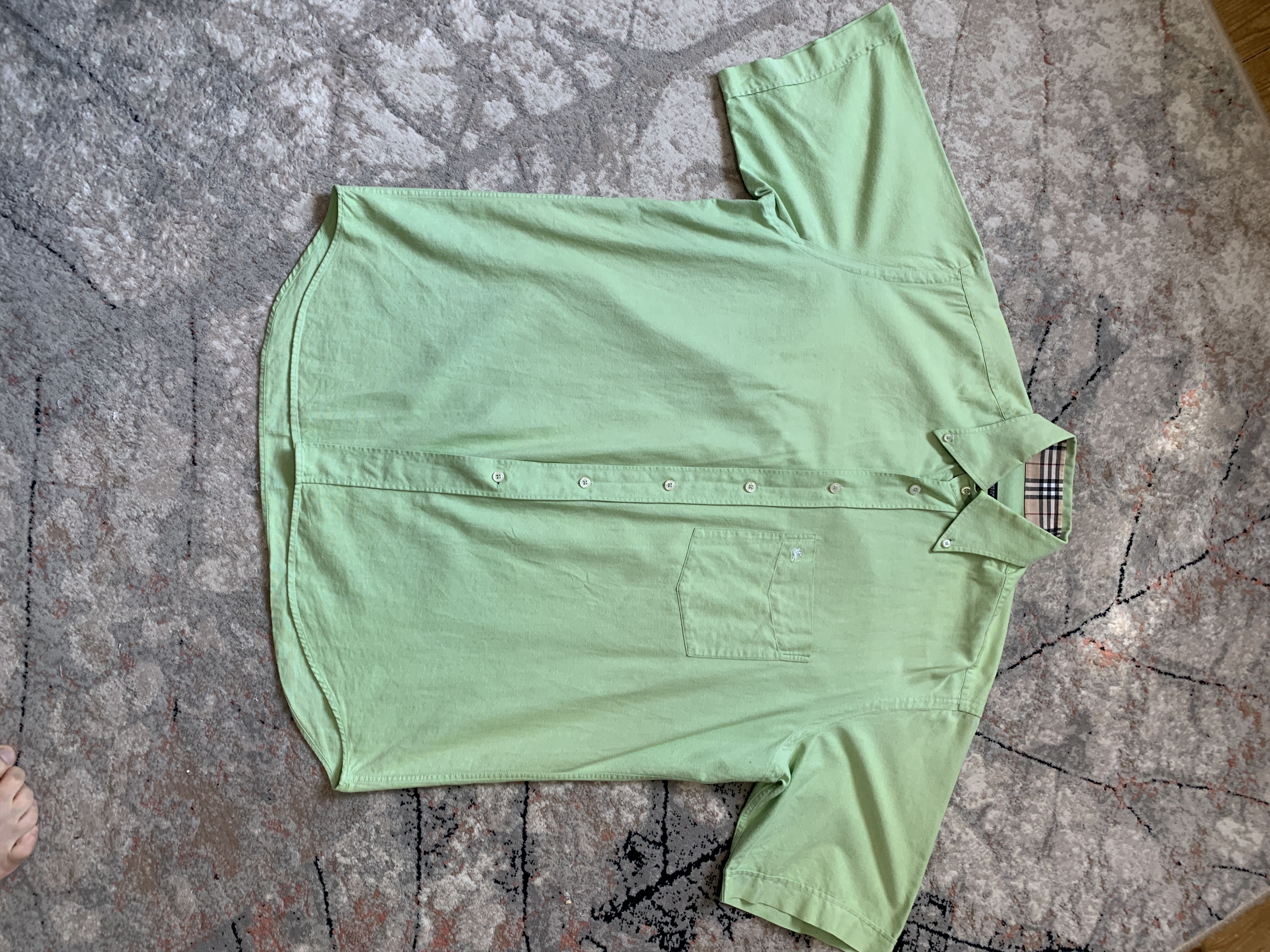Burberry × Vintage Vintage Burberry London Shirt Size US XL / EU 56 / 4 - 4 Thumbnail