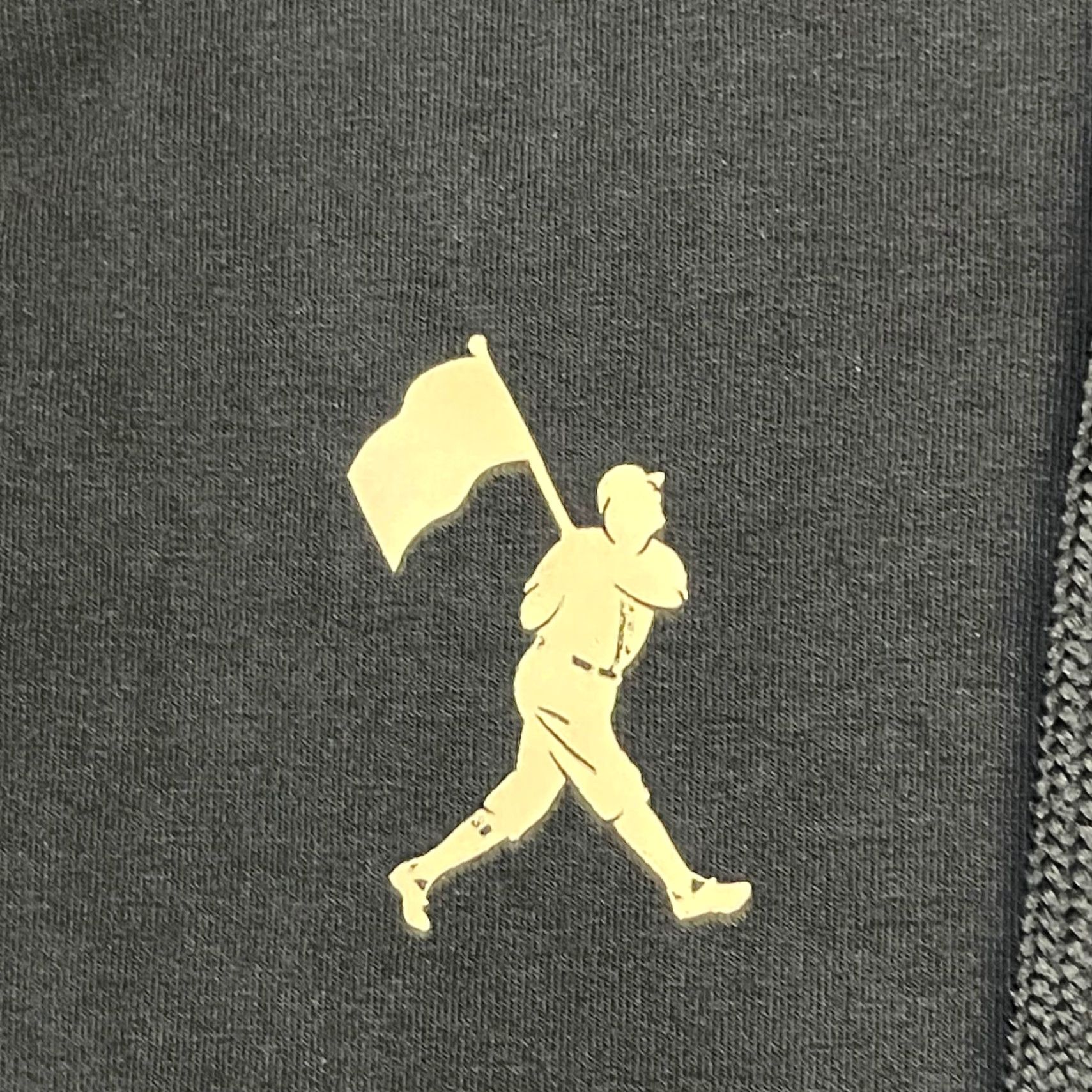 Vintage Baseballism Navy Blue Half Zip Hooded Sweatshirt Women's M Baseball Heart Logo Size M / US 6-8 / IT 42-44 - 4 Thumbnail
