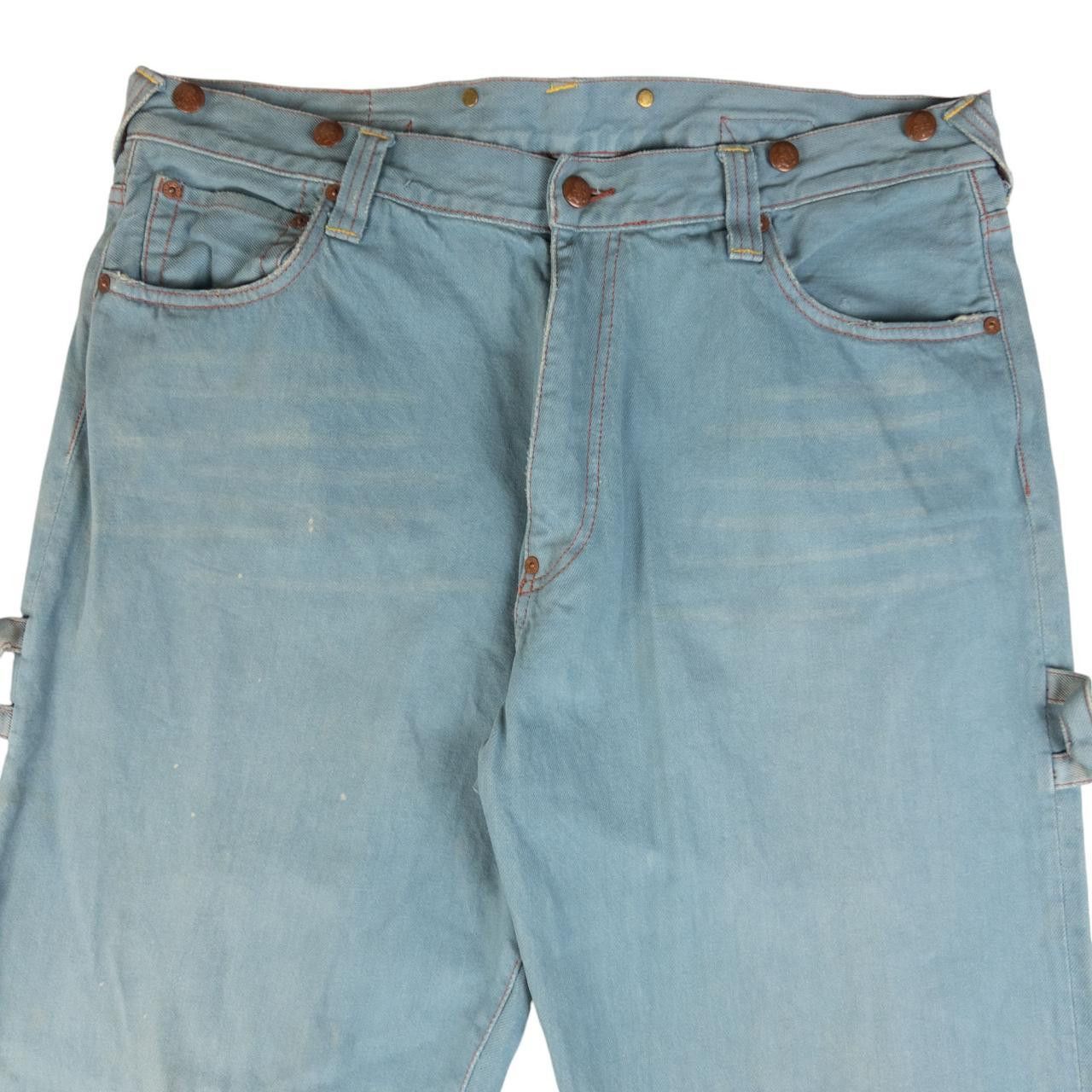 Evisu Evisu Gull Symbol Denim Zip Detail Jeans Size W38 Size US 38 / EU 54 - 3 Thumbnail