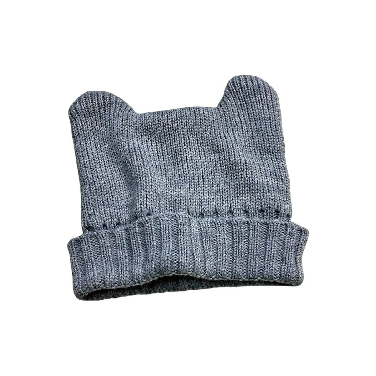 Ne-Net Ne-net Issey Miyake Grey Ear Beanie One Size Size ONE SIZE - 2 Thumbnail