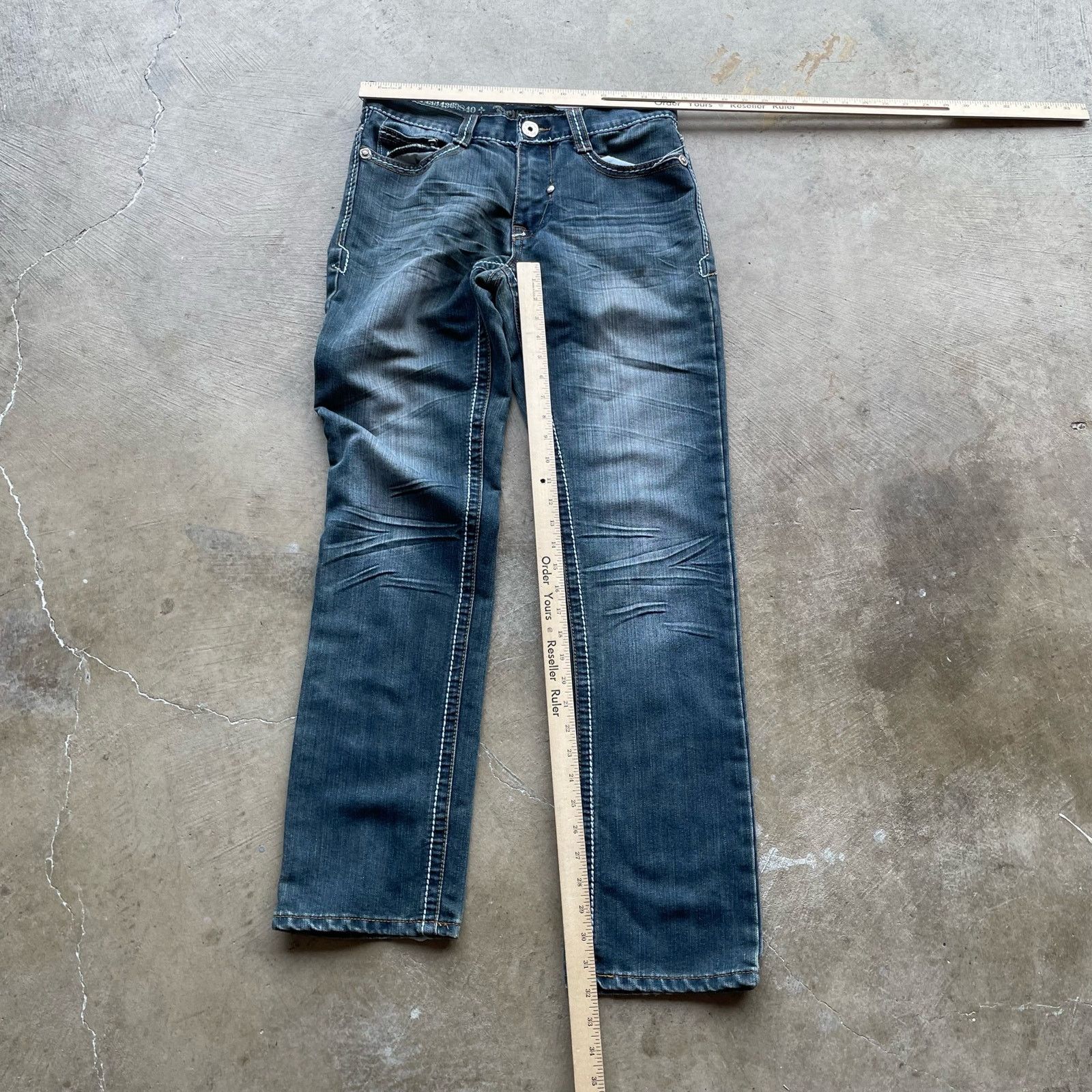 Vintage vintage beach blvd bootcut jeans 31x32 y2k darkwash Size US 31 - 7 Thumbnail