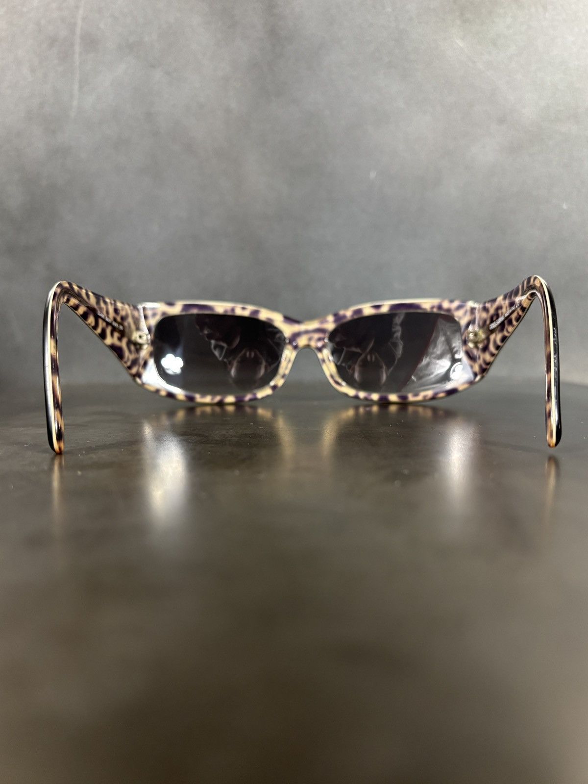 Dolce & Gabbana 2000s Vintage Dolce & Gabbana Sunglasses Cheetah Animal Y2K Size ONE SIZE - 20 Thumbnail
