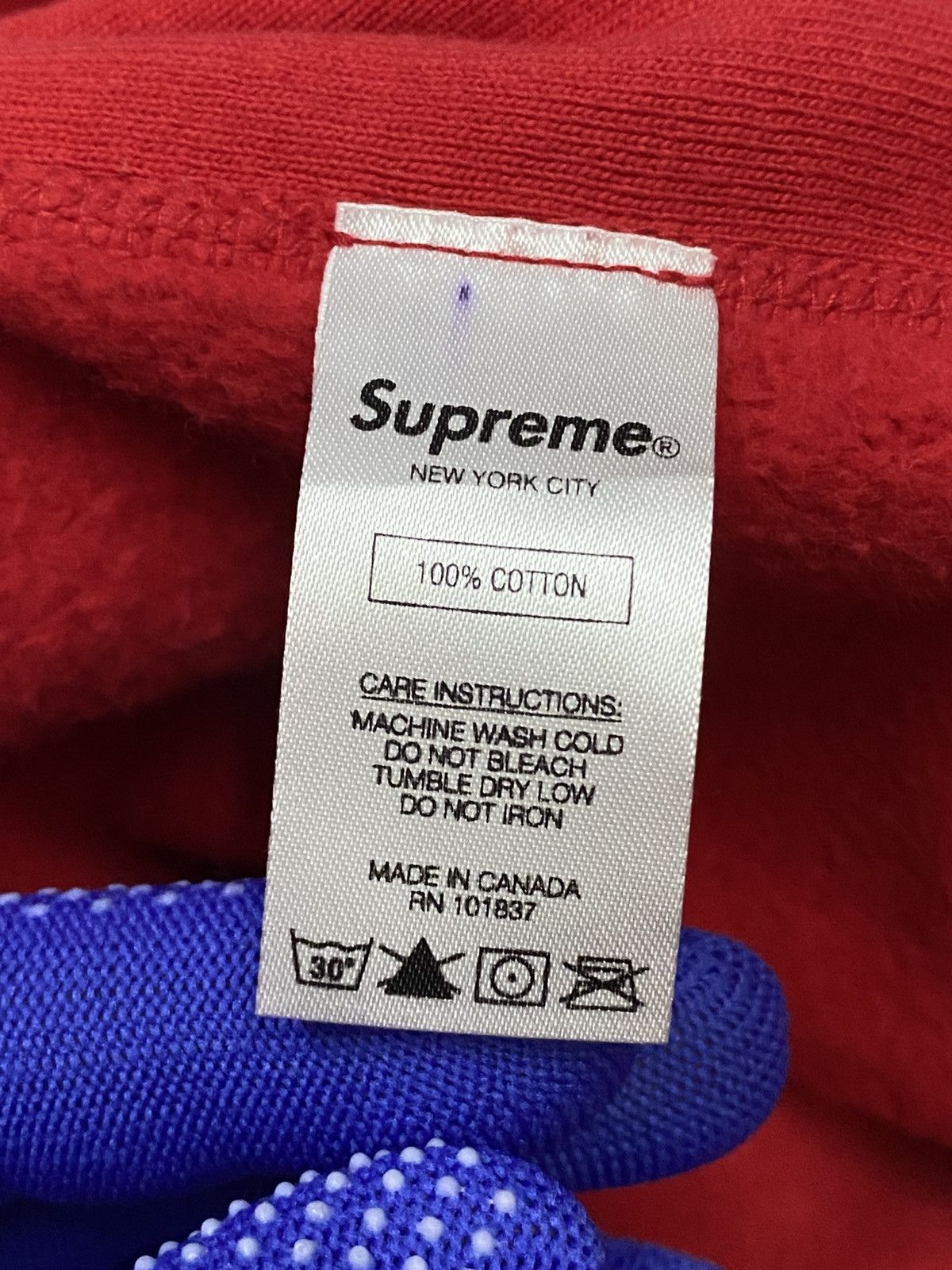 Supreme Supreme Classic script Hoodie Size US L / EU 52-54 / 3 - 10 Thumbnail