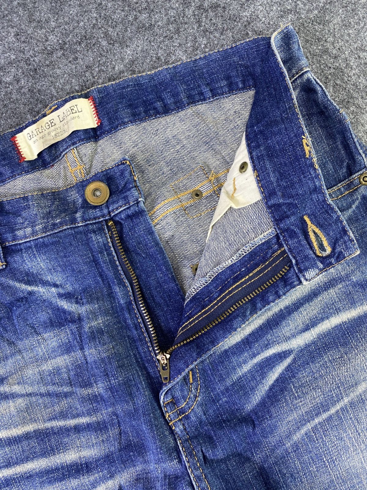 Japanese Brand × Jean Garage Label Blue Wash Denim - J900 Size US 32 / EU 48 - 5 Thumbnail