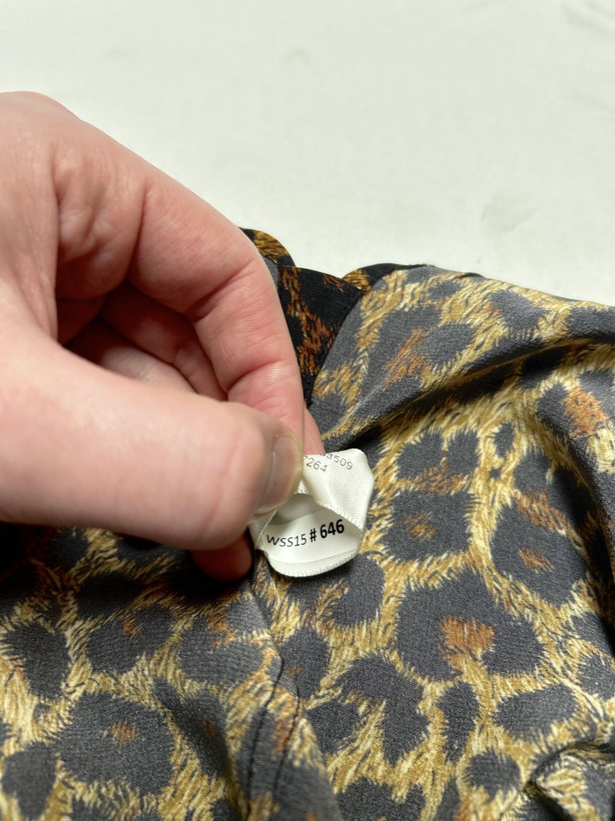 Saint Laurent Paris SS2015 1/1 Sample Leopard “Babycat” Shirt Size US XS / EU 42 / 0 - 5 Thumbnail