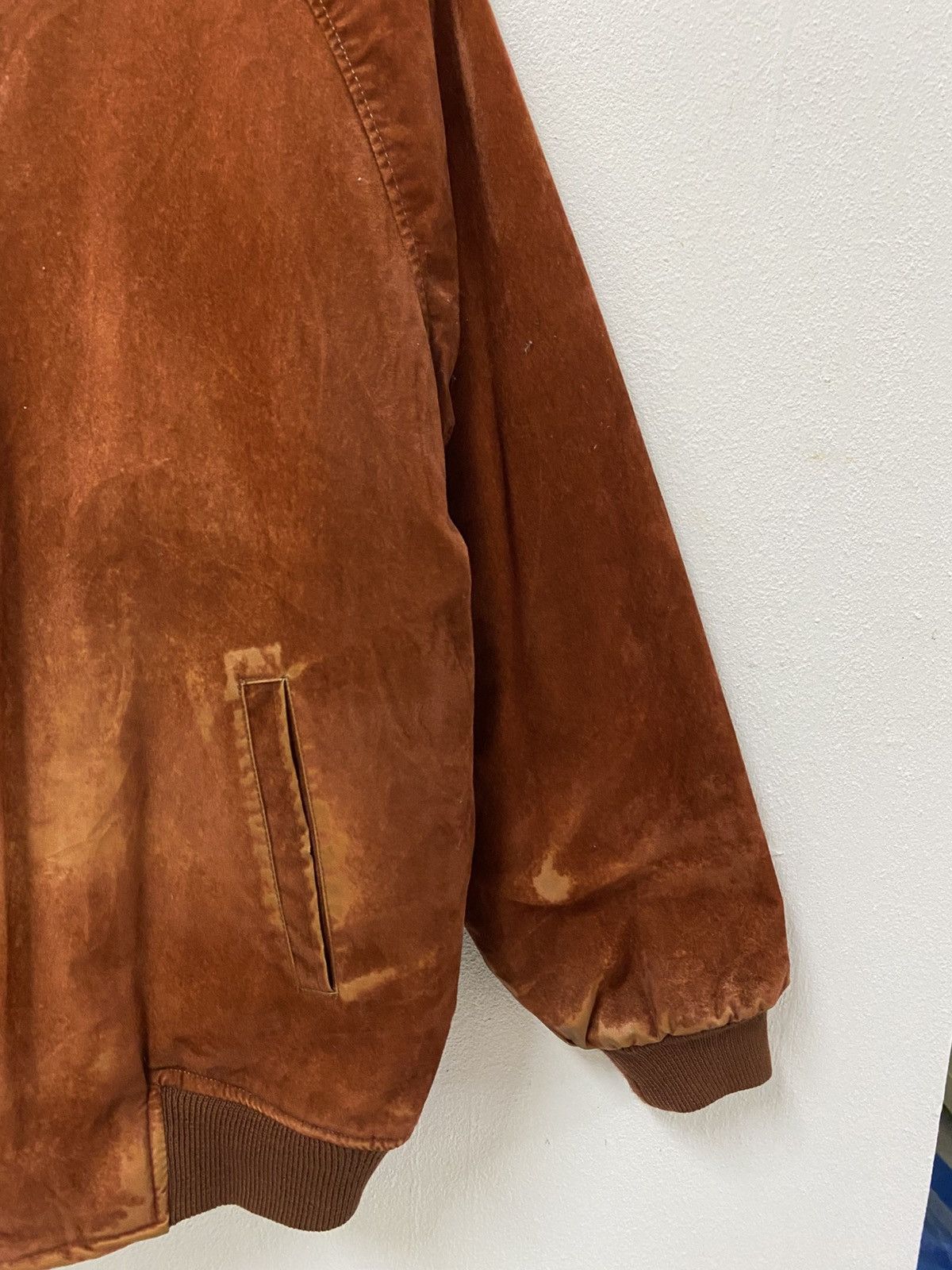 Japanese Brand Vintage Japanese Acrylic Bomber Jacket Brown Made in Japan Size US M / EU 48-50 / 2 - 6 Thumbnail
