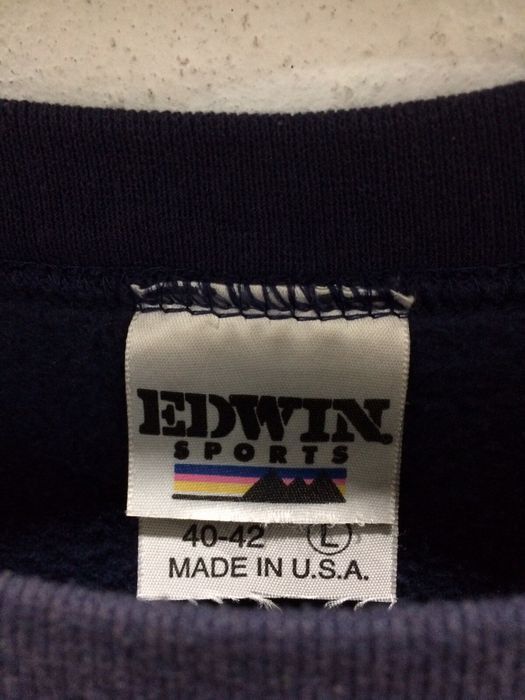 Edwin × Vintage Vintage Edwin Sport Washington University Spell Out Size US L / EU 52-54 / 3 - 3 Thumbnail