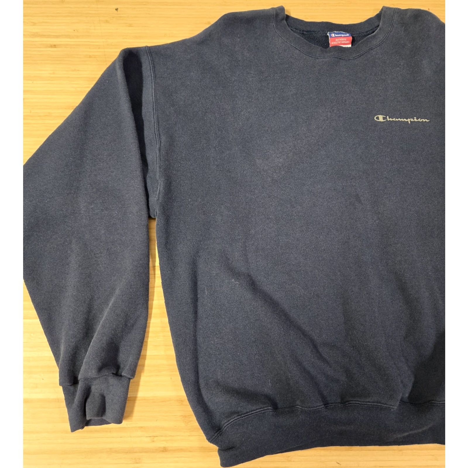 Champion Champion Sweatshirt Mens XL Navy Blue Crewneck Pullover Athletic Logo Classic Size US XL / EU 56 / 4 - 3 Thumbnail
