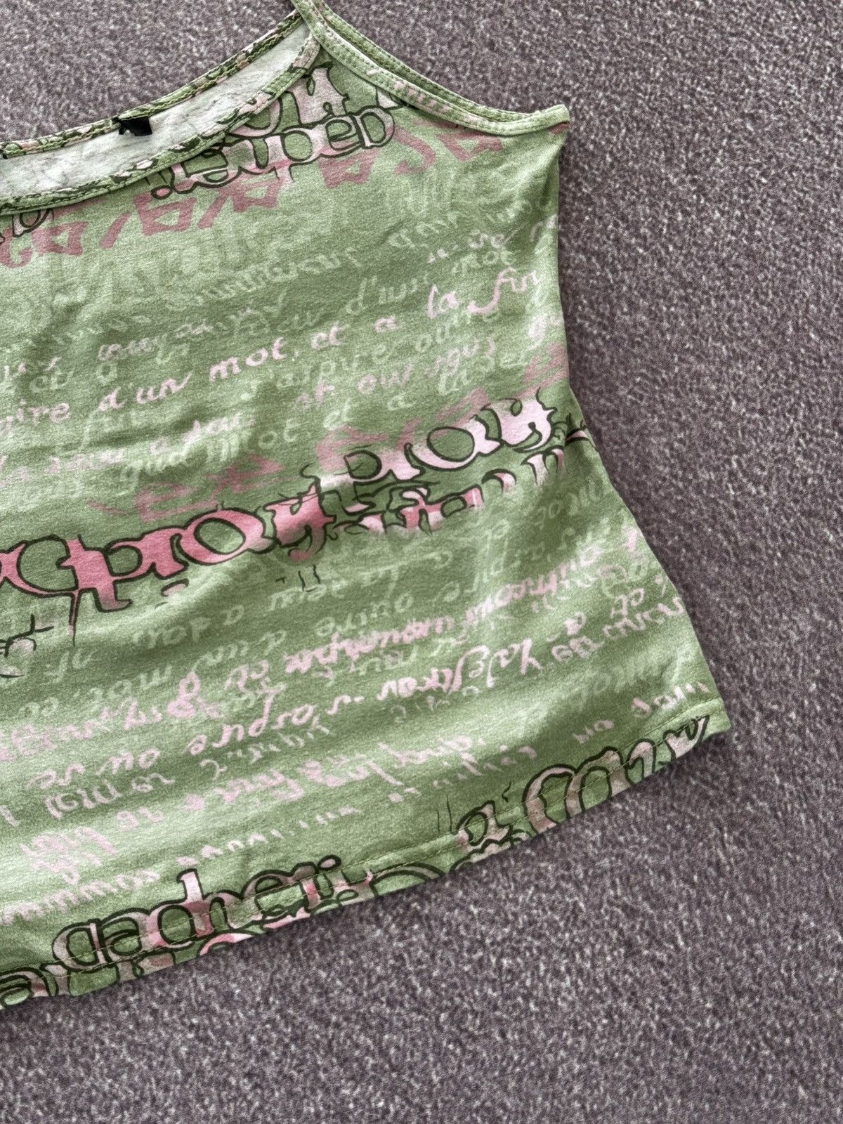 Hysteric Glamour Y2K Japan Vibe Techno Rave Grunge Crop Top Size S / US 4 / IT 40 - 7 Thumbnail
