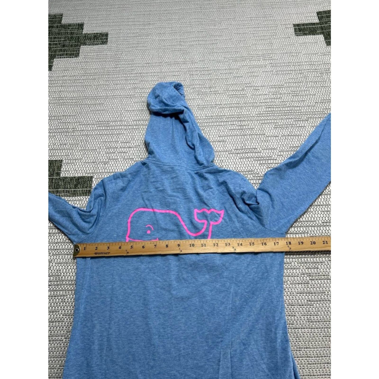Vineyard Vines Vineyard Vines T Shirt Womens XS Edgartown Blue Whale Logo Nylon Stretch Hooded Size XS / US 0-2 / IT 36-38 - 6 Thumbnail