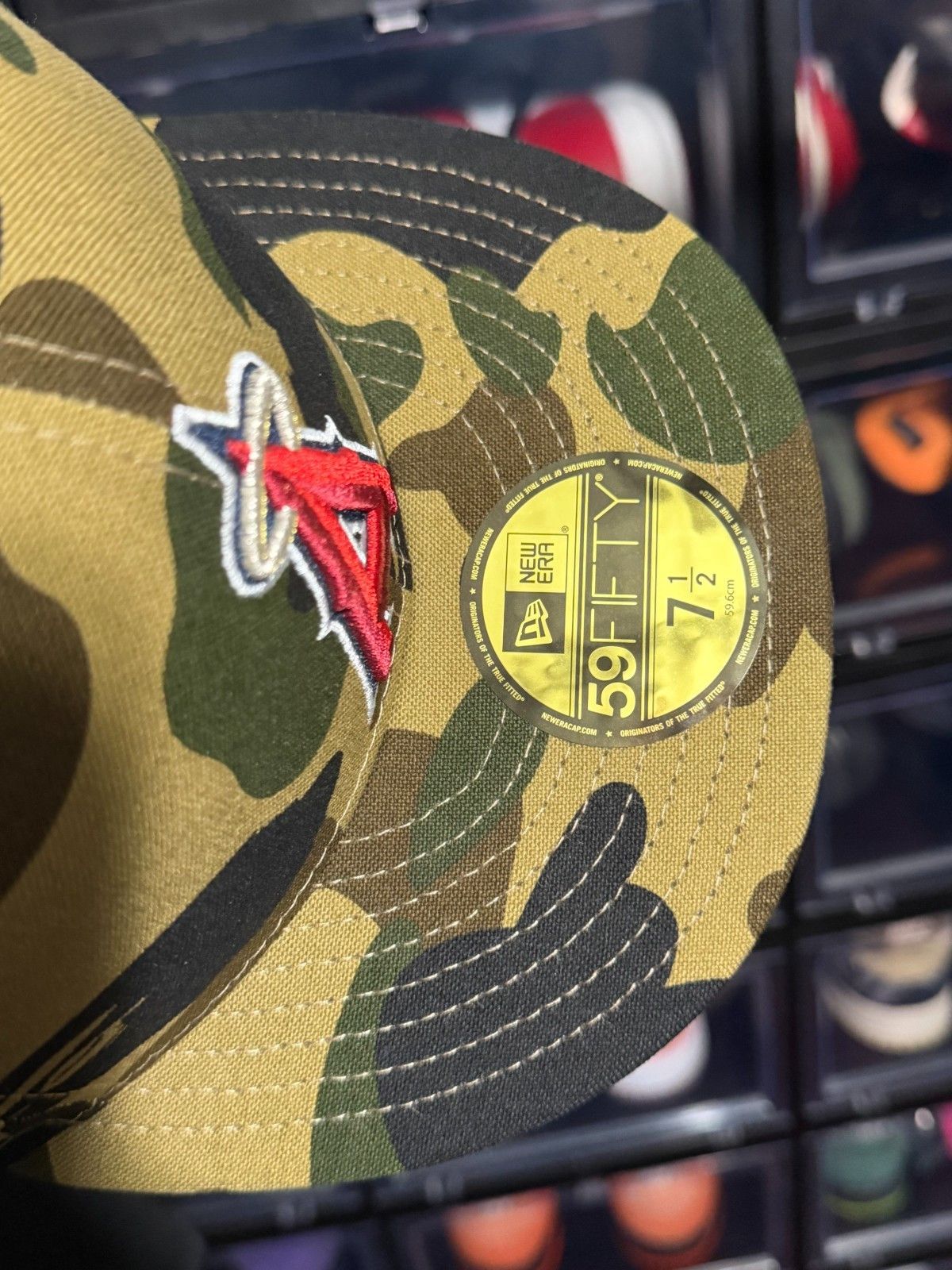 BAPE x MLB New Era 59Fifty Fitted Cap Angels Green 7 1/2